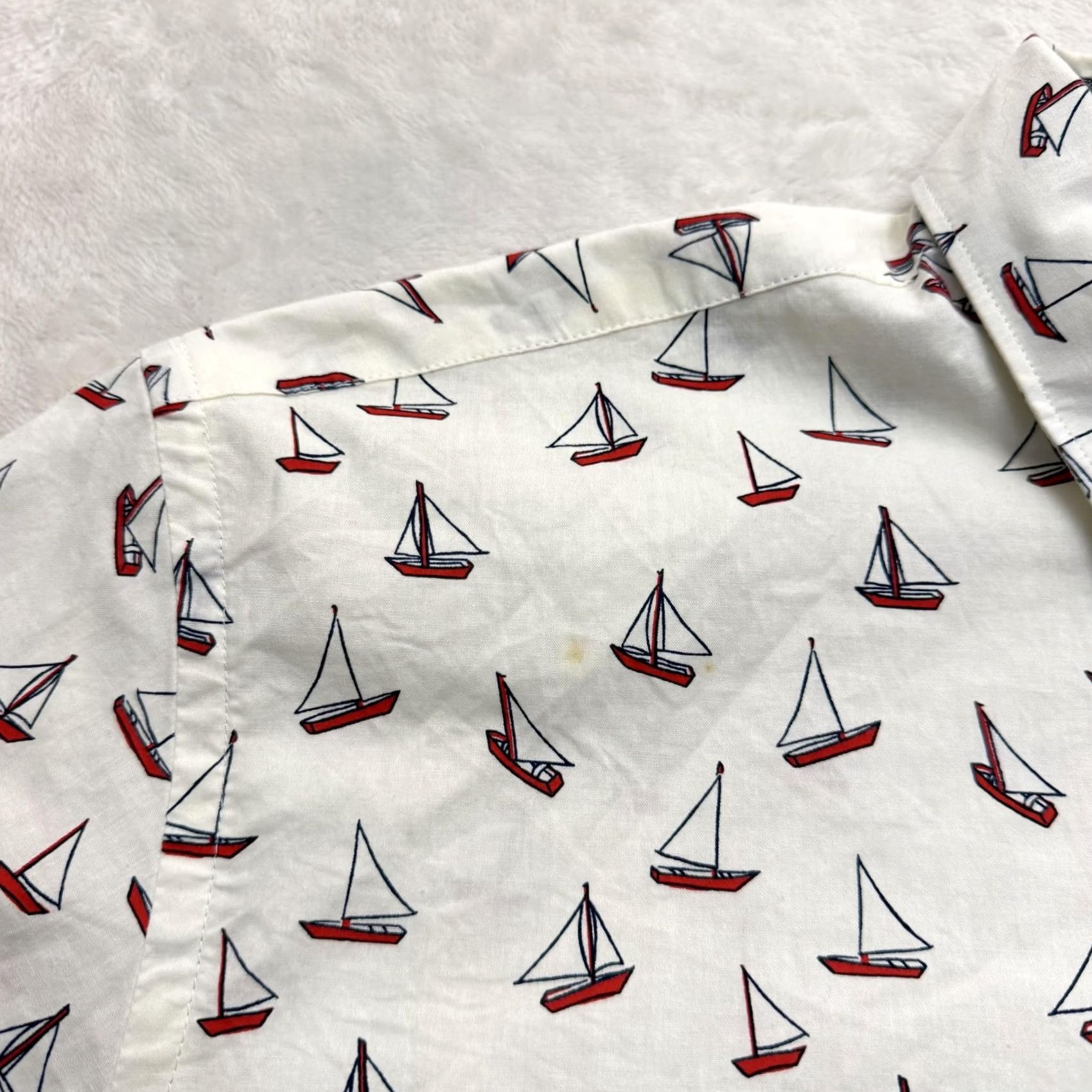J.Crew J.Crew Shirt Mens Large White Sailboat Print Button-Down Beach Nautical AOP Shirt Shirt Mens Large White Sailboat Print Button-Down Beach Nautical AOP Size US L / EU 52-54 / 3 - 6 Thumbnail
