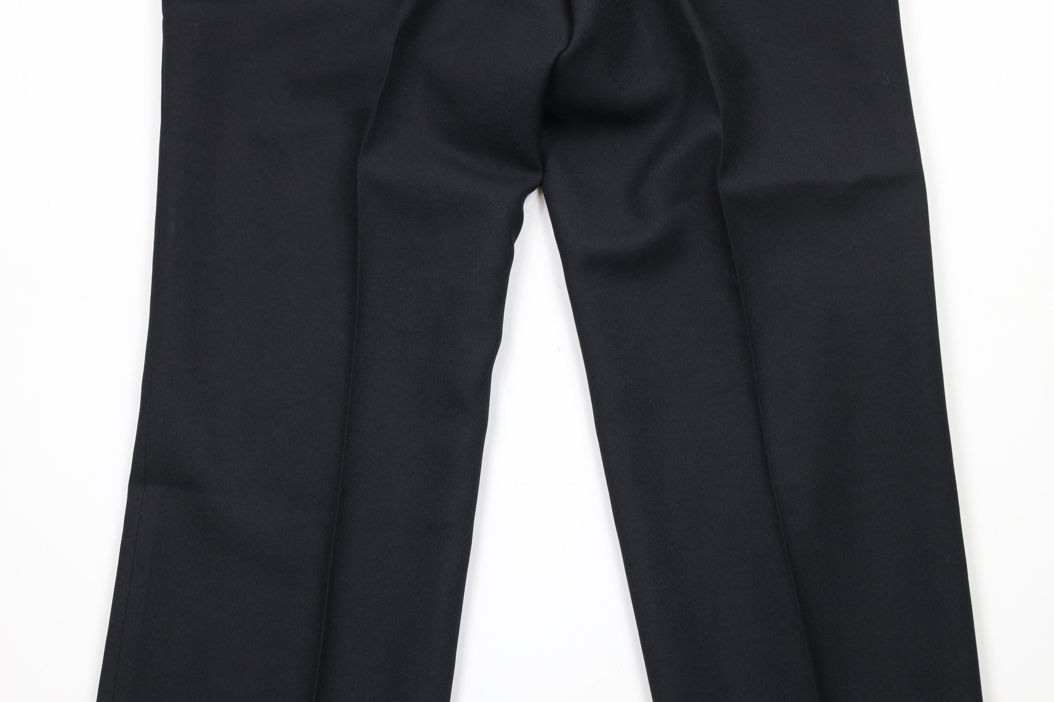 Levi's × Vintage Vintage 70s Levis Wide Leg Chino Pants Black Polyester USA Size US 36 / EU 52 - 12 Thumbnail