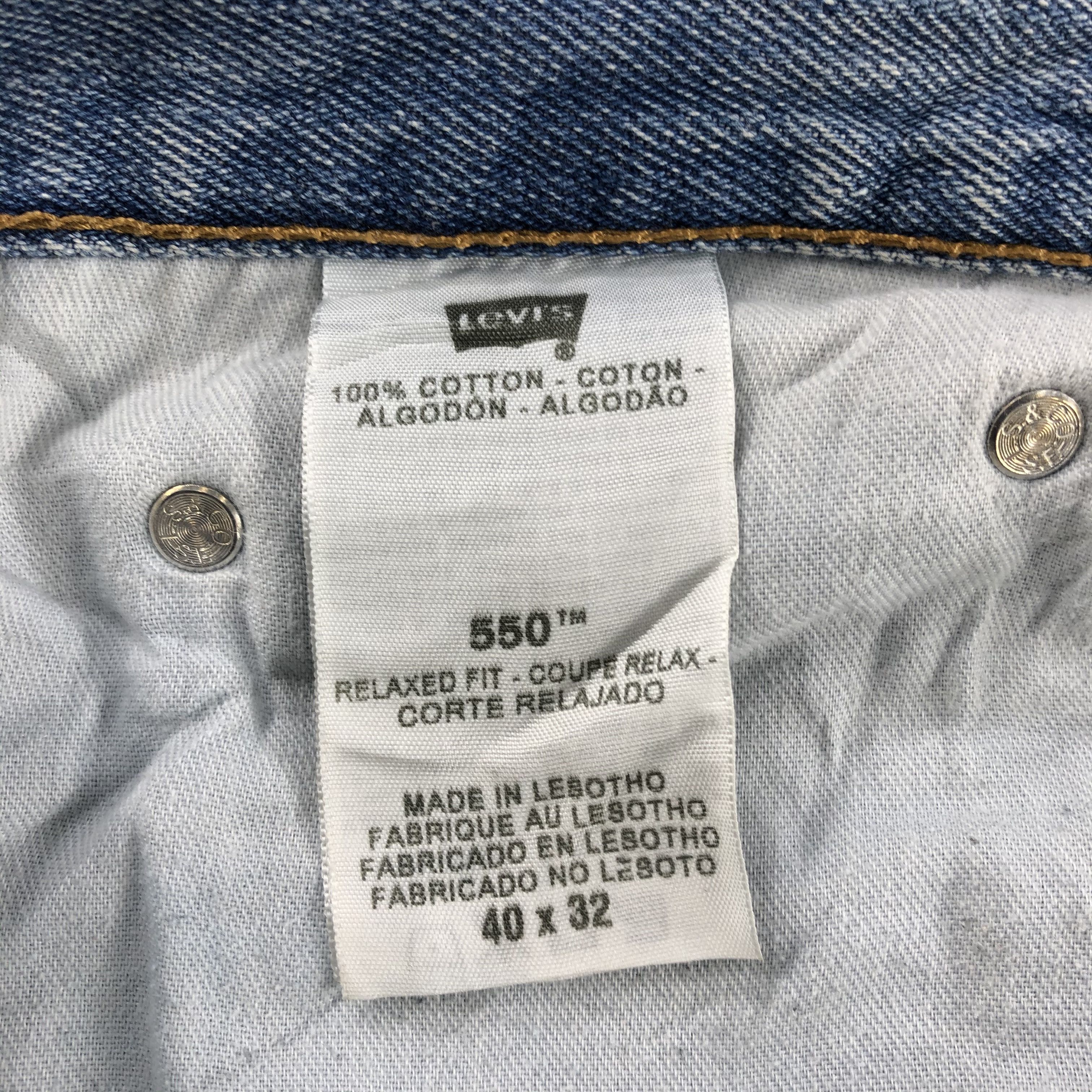 Levi's Vintage Light Wash Levis 550 Jeans-J2127 Size US 39 - 10 Thumbnail