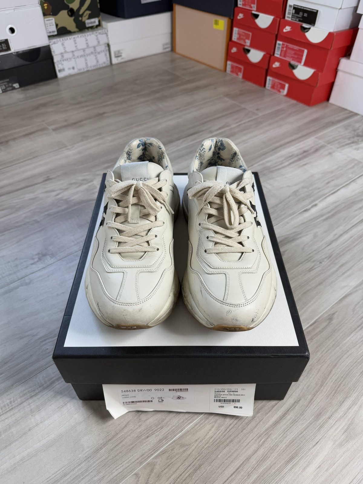 Gucci NY Yankee Rhyton Sneaker Size US 8.5 / EU 41-42 - 2 Thumbnail