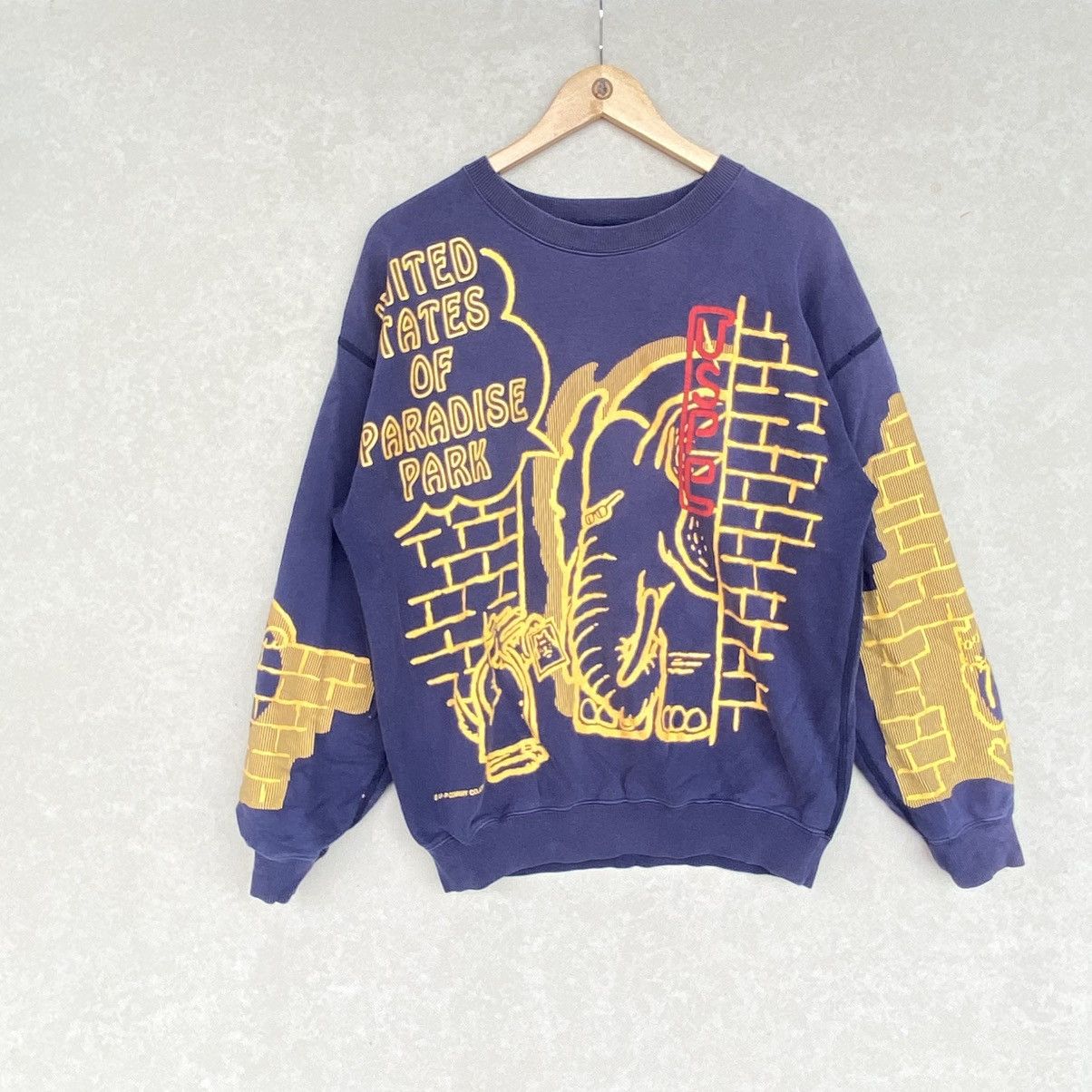 Other Vintage United States Paradise Printed Crewneck Sweatshirt Size US M / EU 48-50 / 2 - 1 Thumbnail