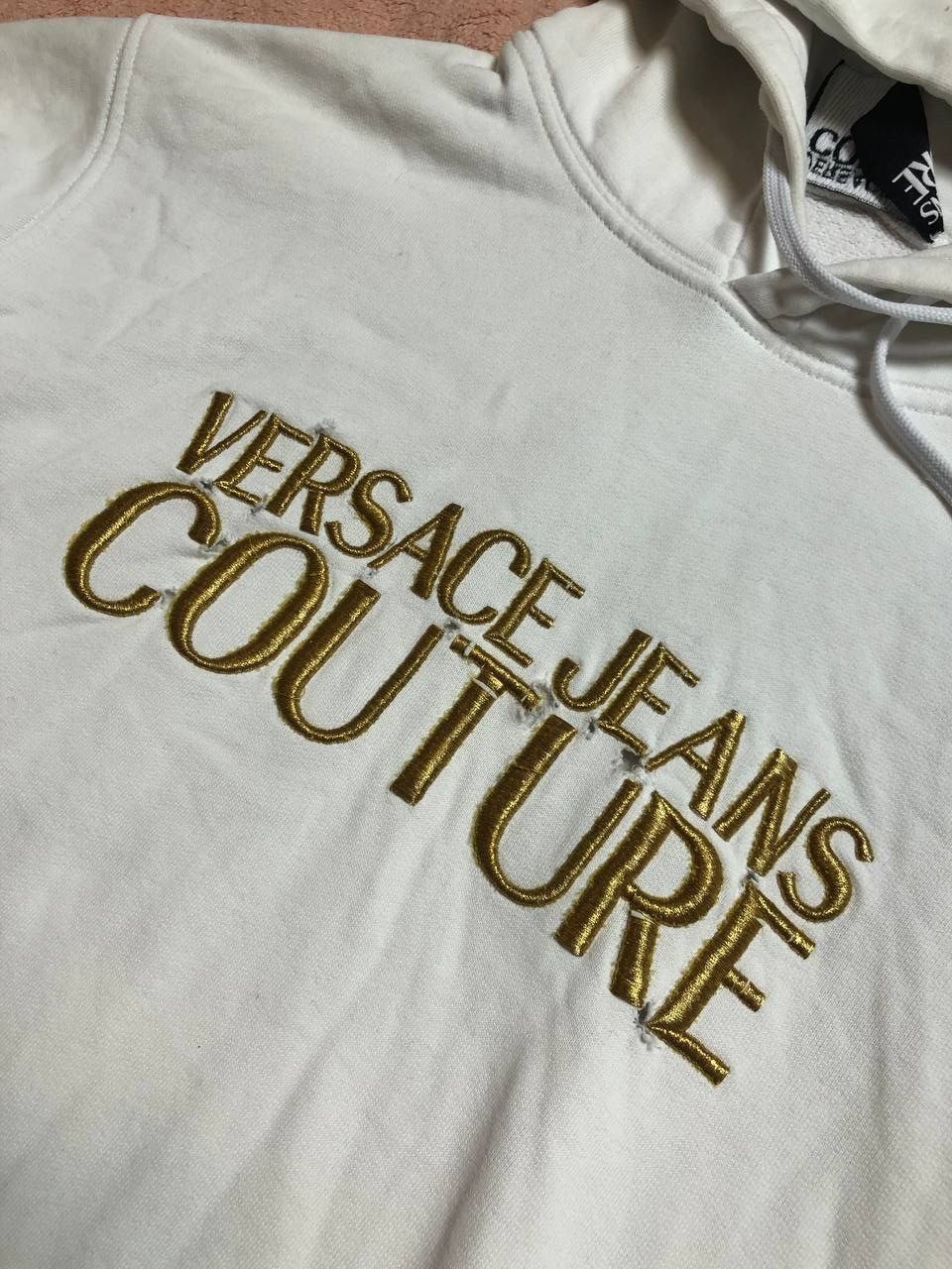 Versace Jeans Couture Versace Jeans Couture Big Y2K Logo Hoodie Size XS Size US XS / EU 42 / 0 - 6 Thumbnail