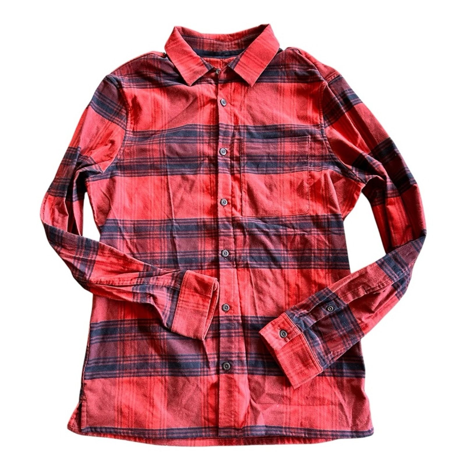 Lululemon Lululemon Flannel Button-Down - Size 6 - Red/Black Size M / US 6-8 / IT 42-44 - 1 Thumbnail