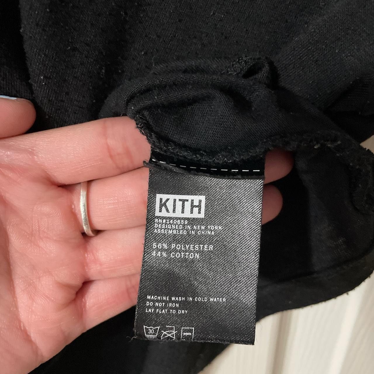 Kith KITH - Kith Women’s - Logo Black Cropped Baby Tee- Size M Size M / US 6-8 / IT 42-44 - 3 Thumbnail