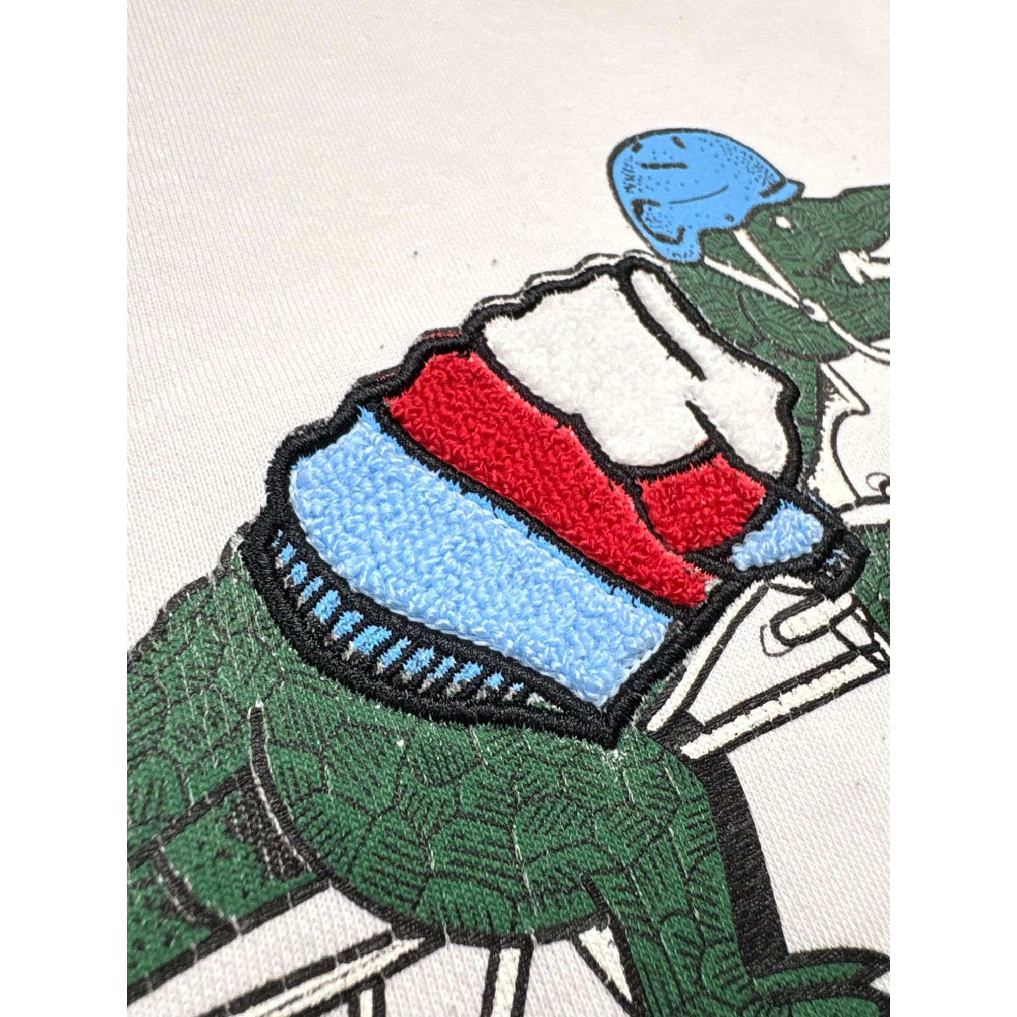 Lacoste Lacoste X Netflix Crocodile Cycling Sweatshirt White M Cotto Size US M / EU 48-50 / 2 - 5 Thumbnail