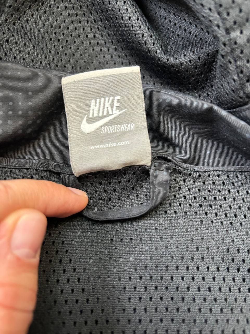 Nike × Vintage Vintage Nike air metro logo jacket black swoosh y2k Size US M / EU 48-50 / 2 - 15 Thumbnail