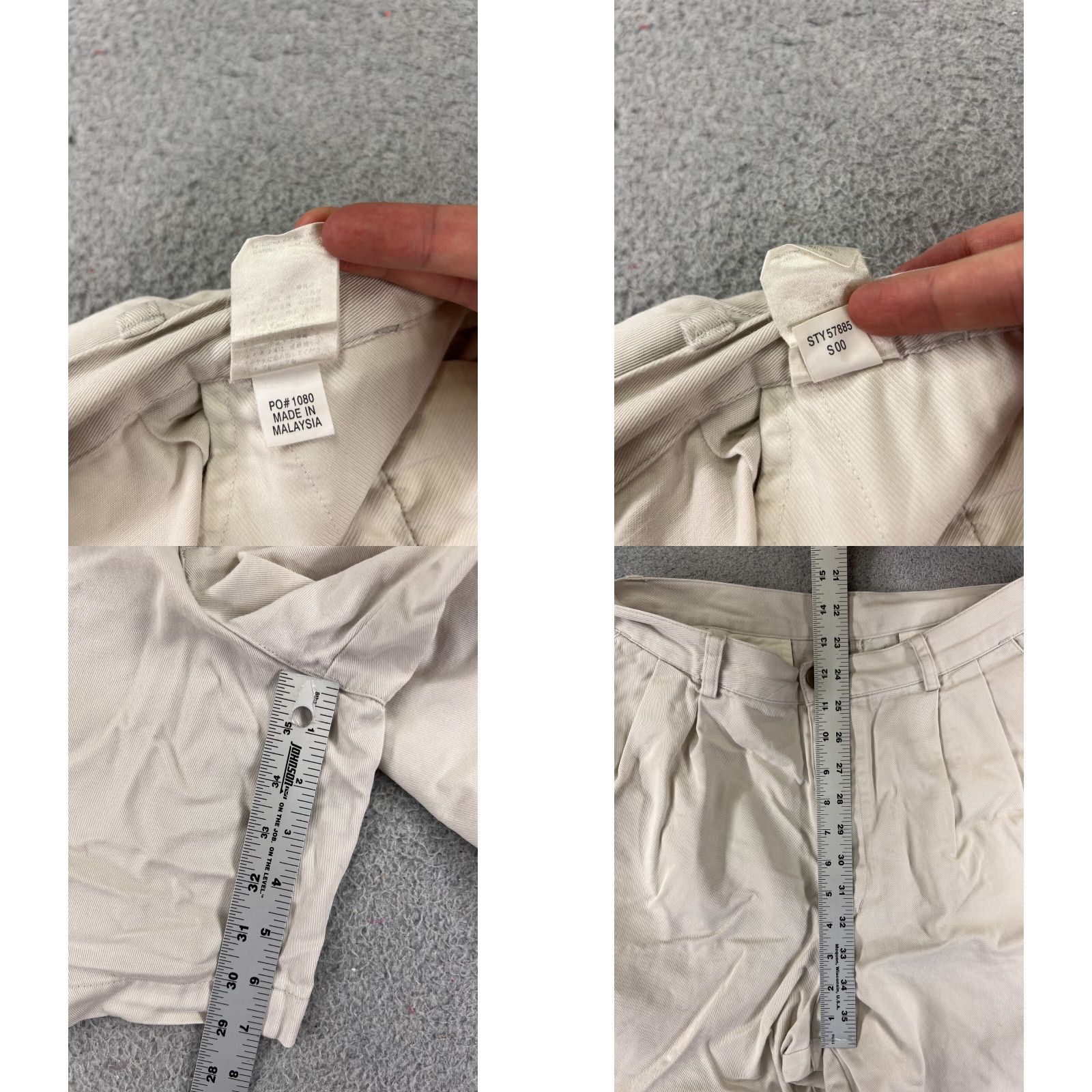 Patagonia Patagonia Shorts Womens 14 Beige Cotton Twill Pleated Golf Pockets 28x7 Bermuda Golf Womens 14 Beige Cotton Twill Pleated Pockets Size 36" / US 14 / IT 50 - 8 Thumbnail