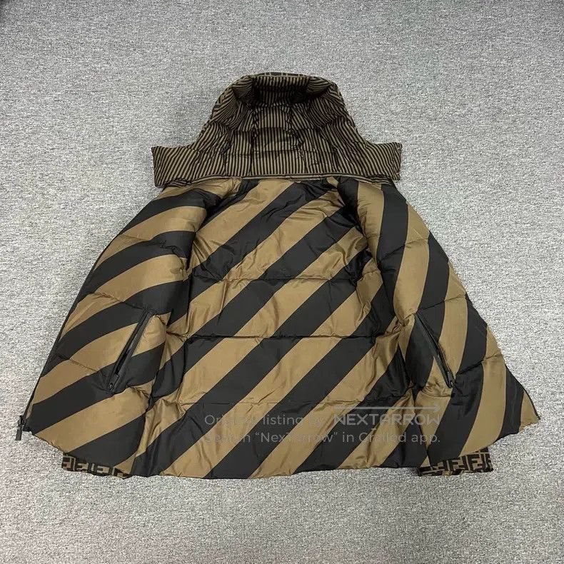 Fendi Fendi Double F Monogram Down Jacket, Essential for Fall/Wi Size US M / EU 48-50 / 2 - 2 Thumbnail