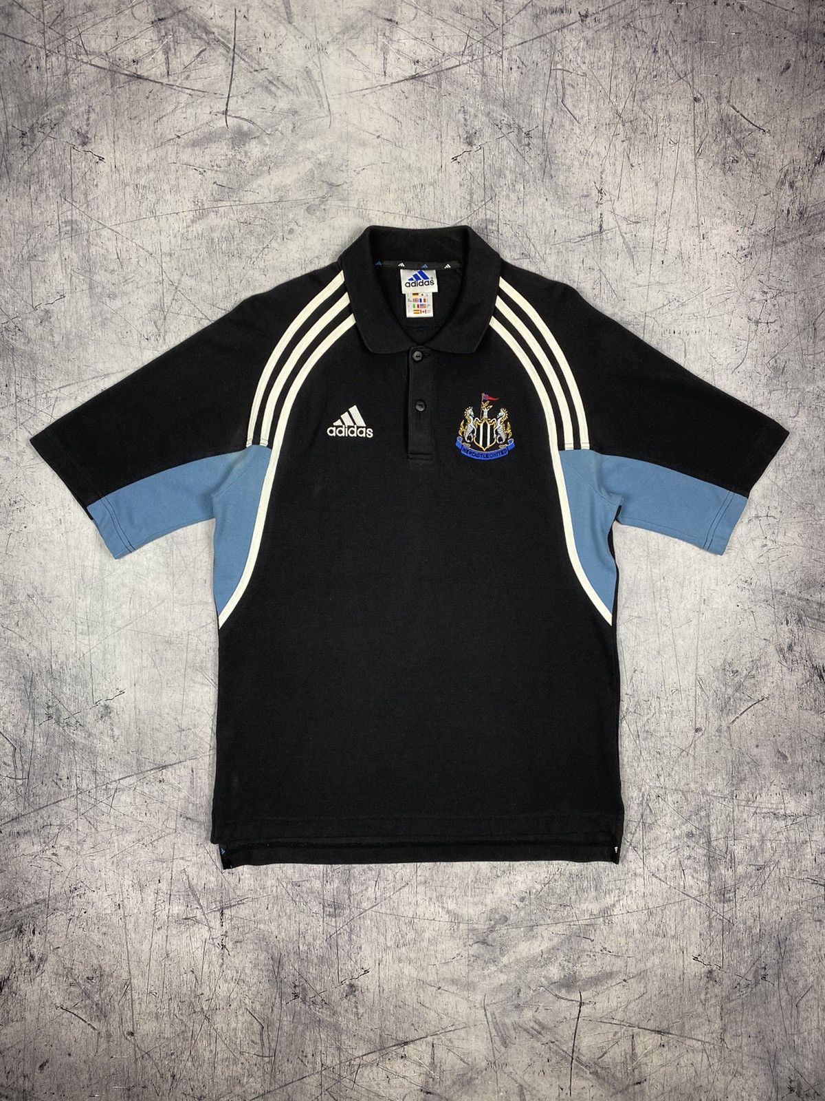 Adidas Vintage Adidas New Castle United Polo Shirt Size US M / EU 48-50 / 2 - 2 Thumbnail