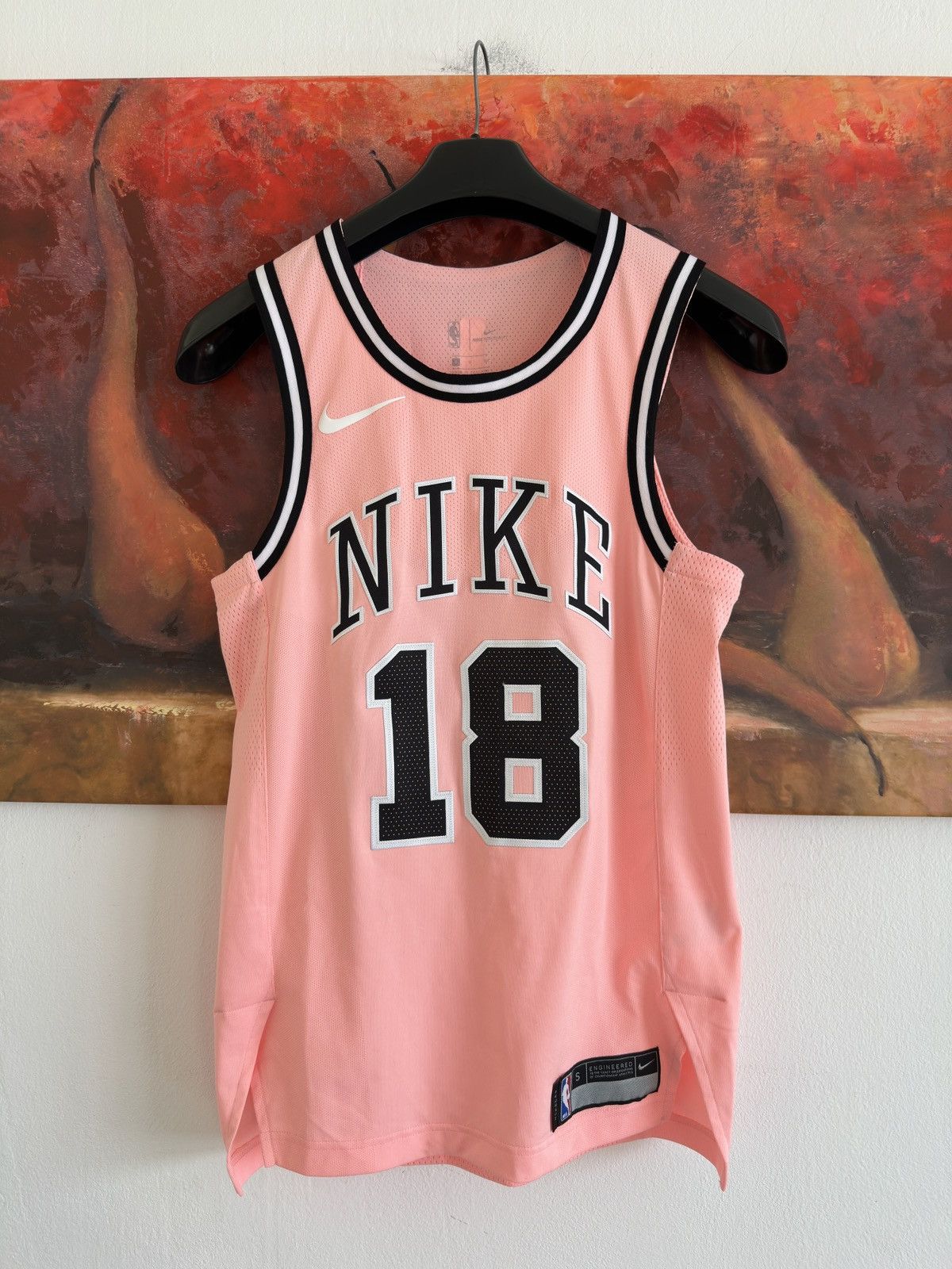 Nike Nike Lab Pink Basketball Jersey 18 Size S Size US S / EU 44-46 / 1 - 1 Thumbnail