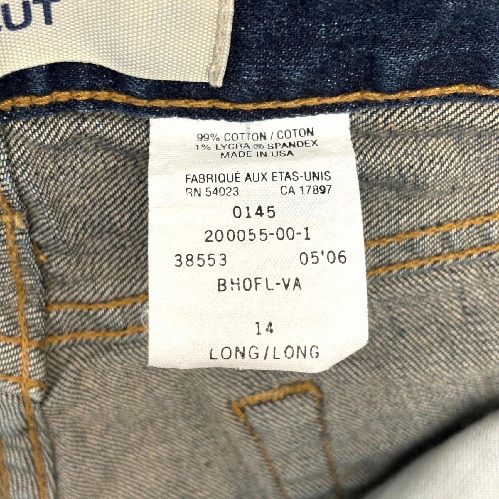 Gap VINTAGE Gap Bootcut Jeans Mid Rise Blue Medium Wash 14 Tall Long Denim Women Shoes? Size 36" / US 14 / IT 50 - 6 Thumbnail