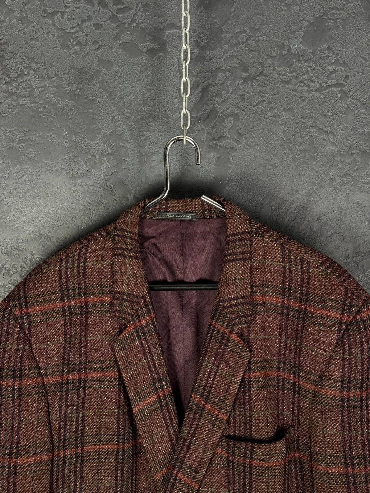 Versace Vintage Gianni Versace 80s-90s Double Breasted Blazer Wool Size 50R - 6 Thumbnail