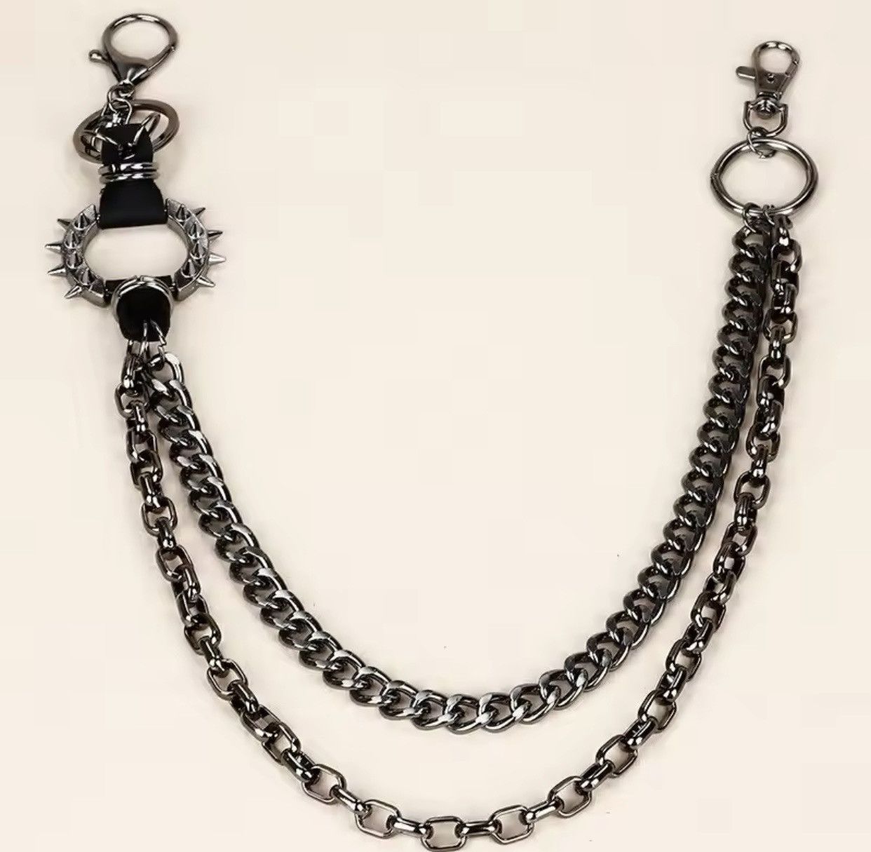 Jewelry 2 Layer Waist Punk Wallet Chain Size ONE SIZE - 1 Thumbnail