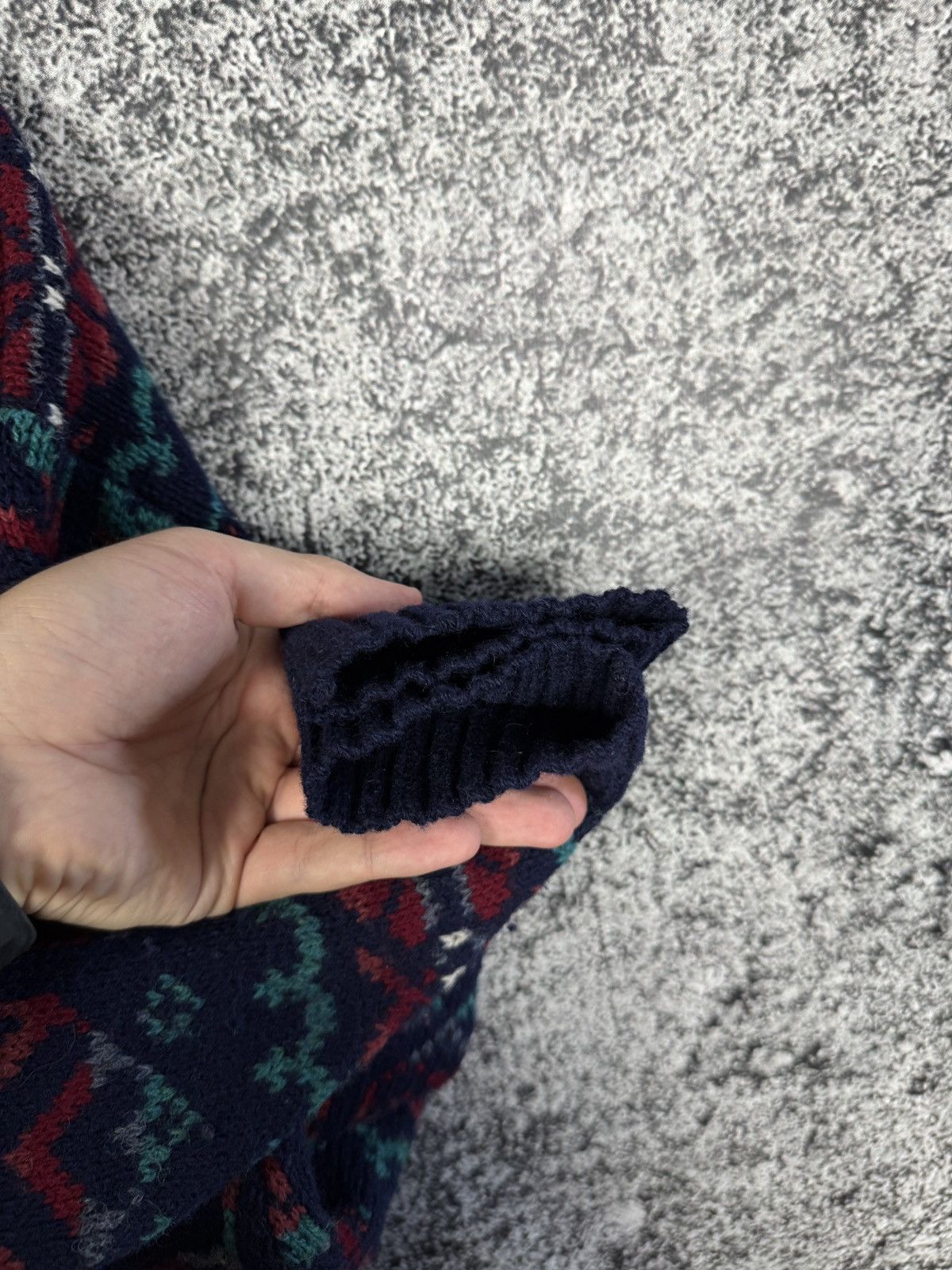 Vintage Glenugie Wool Sweater Cardigan Fair Isle Nordic Size 44 Size M / US 6-8 / IT 42-44 - 6 Thumbnail