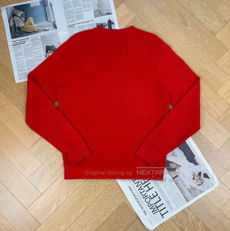Loewe LOEWE Red Women's Sweatshirt with Logo Design . Size M / US 6-8 / IT 42-44 - 2 Thumbnail