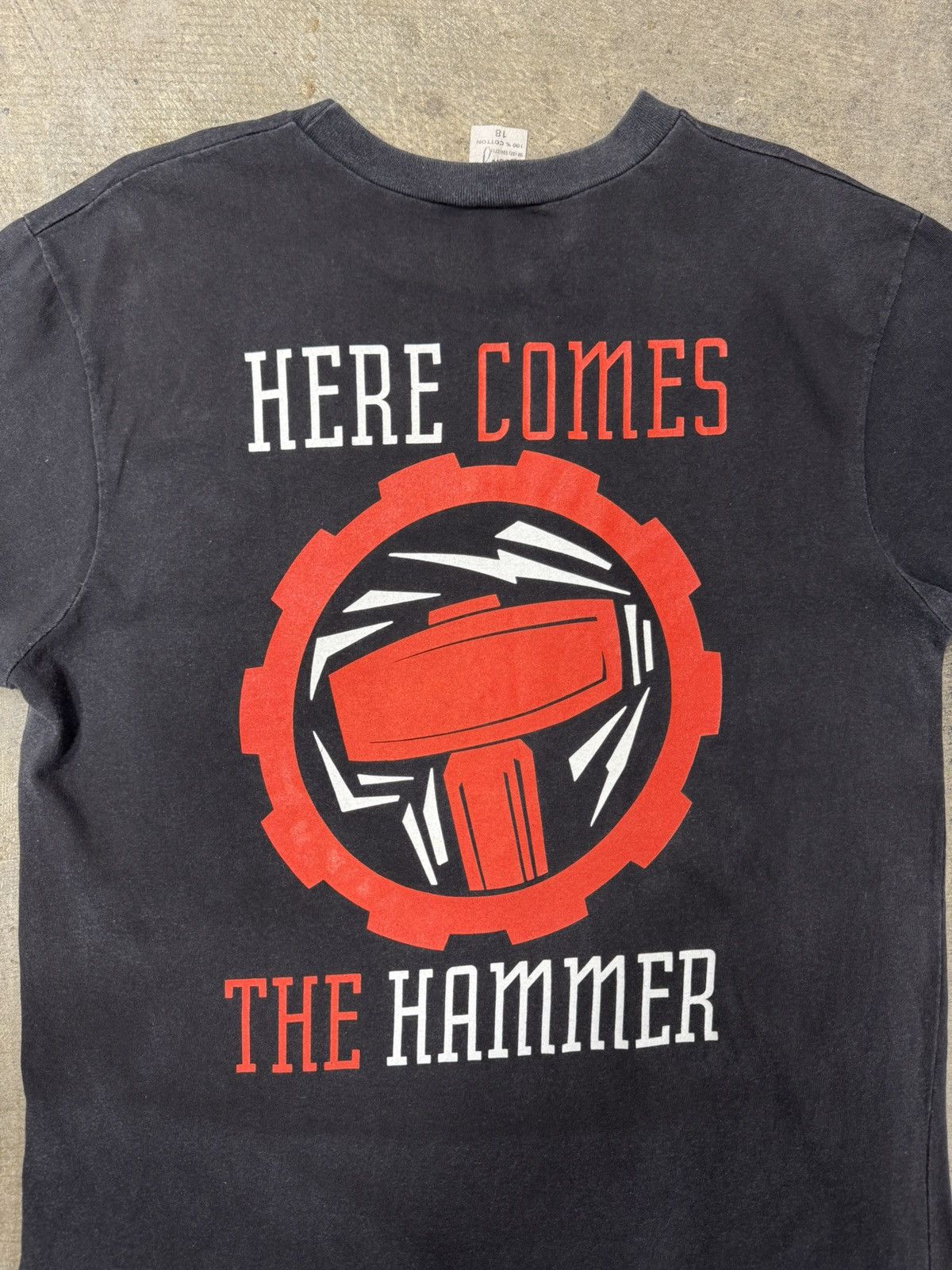 Vintage Vintage 1991 Mc Hammer Hip Hop Rap Black T-shirt Size large Size US L / EU 52-54 / 3 - 6 Thumbnail