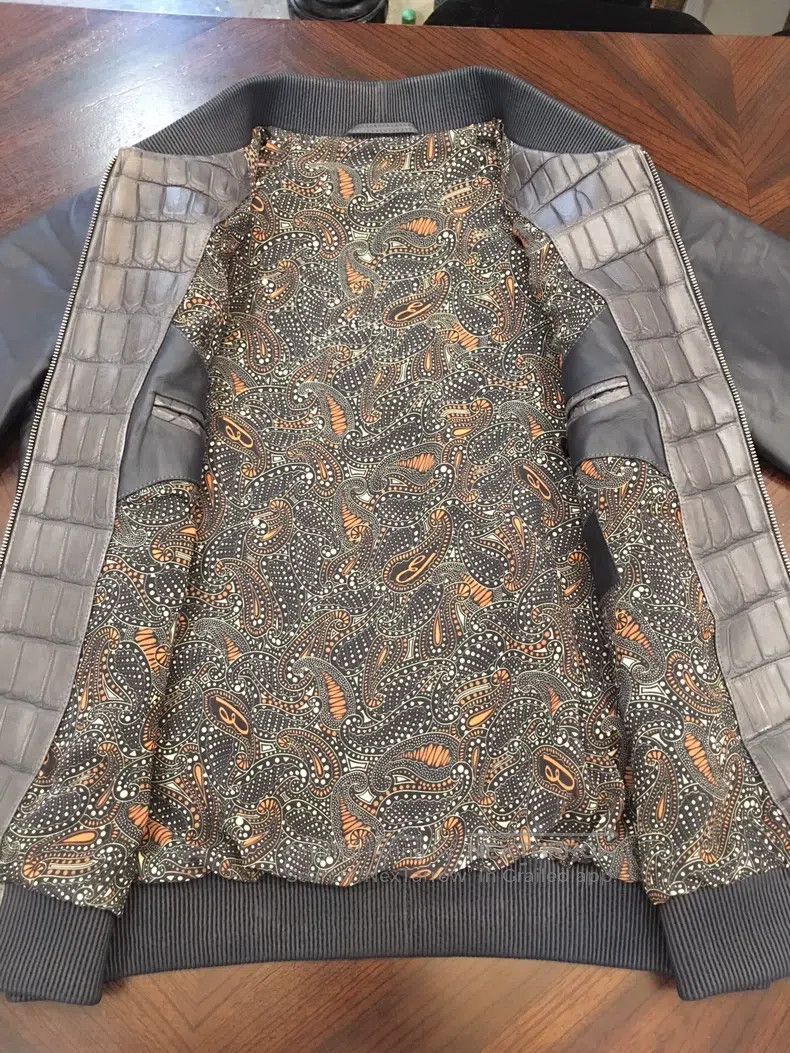 Brioni Brioni Crocodile leather jacket Size US M / EU 48-50 / 2 - 7 Thumbnail