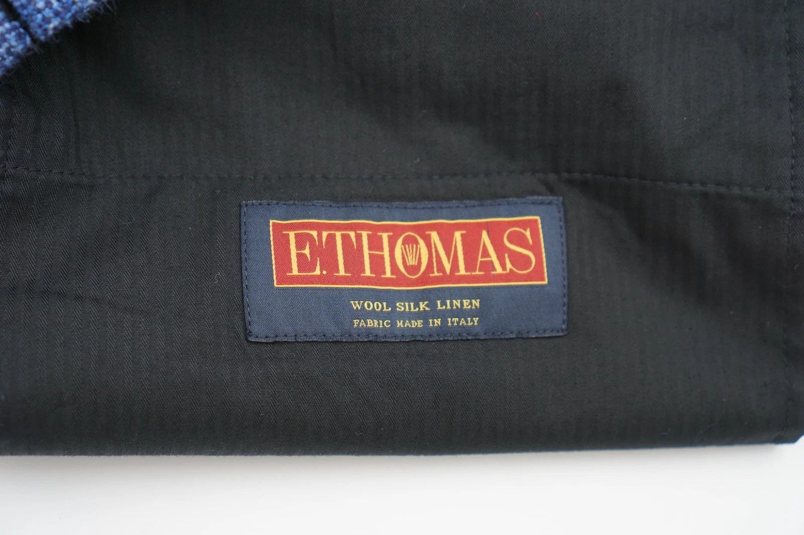 Suitsupply Men Suitsupply Pants Trousers Wool Silk Blue Ethomas US40L Size 40L - 6 Thumbnail