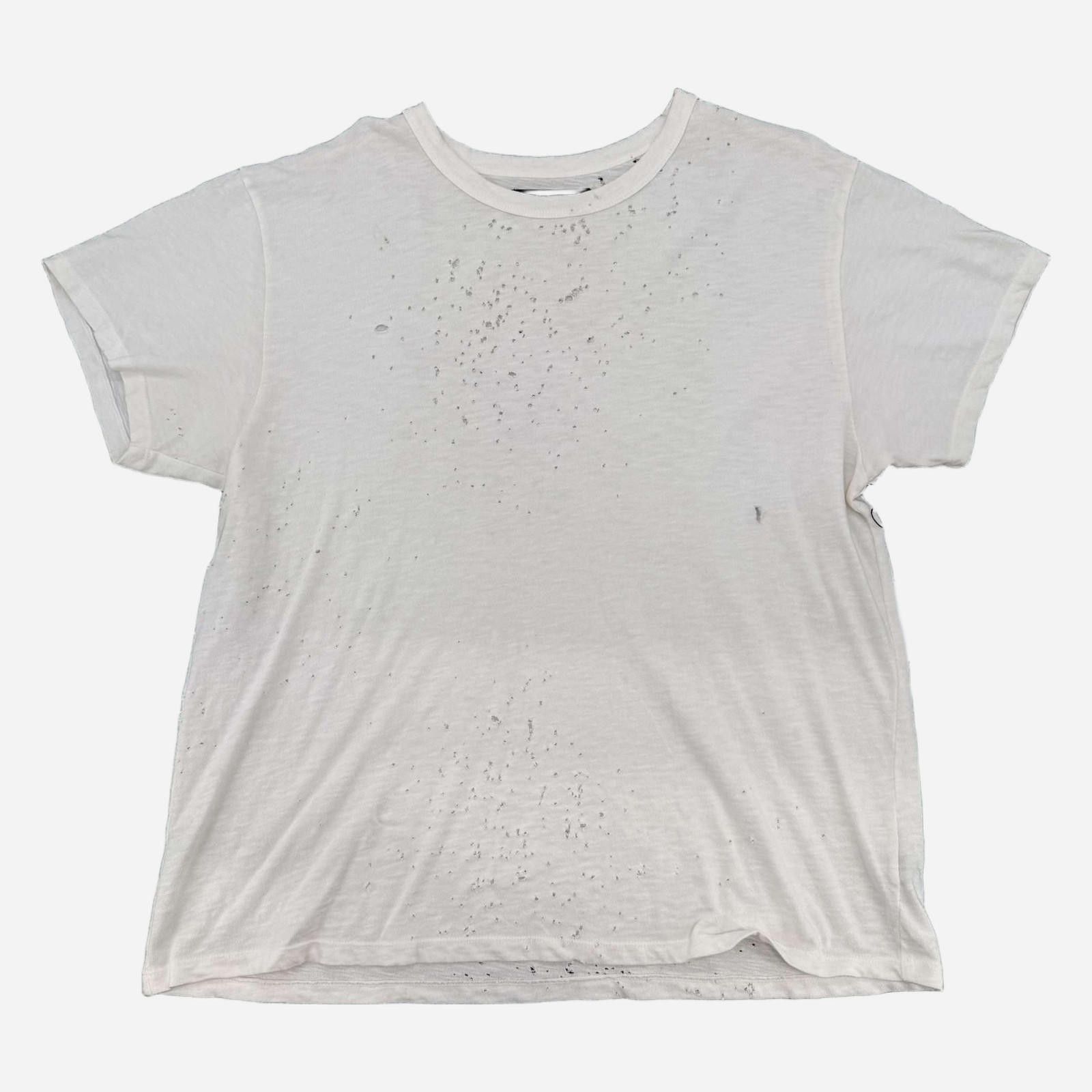 Amiri Amiri Shotgun White Tee XL Used Size US XL / EU 56 / 4 - 1 Thumbnail