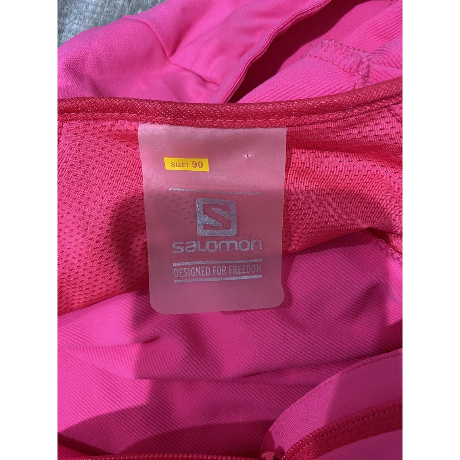 Salomon Salomon Women's Top Pink Nylon with Elastane Size S A003298 Size S / US 4 / IT 40 - 3 Thumbnail