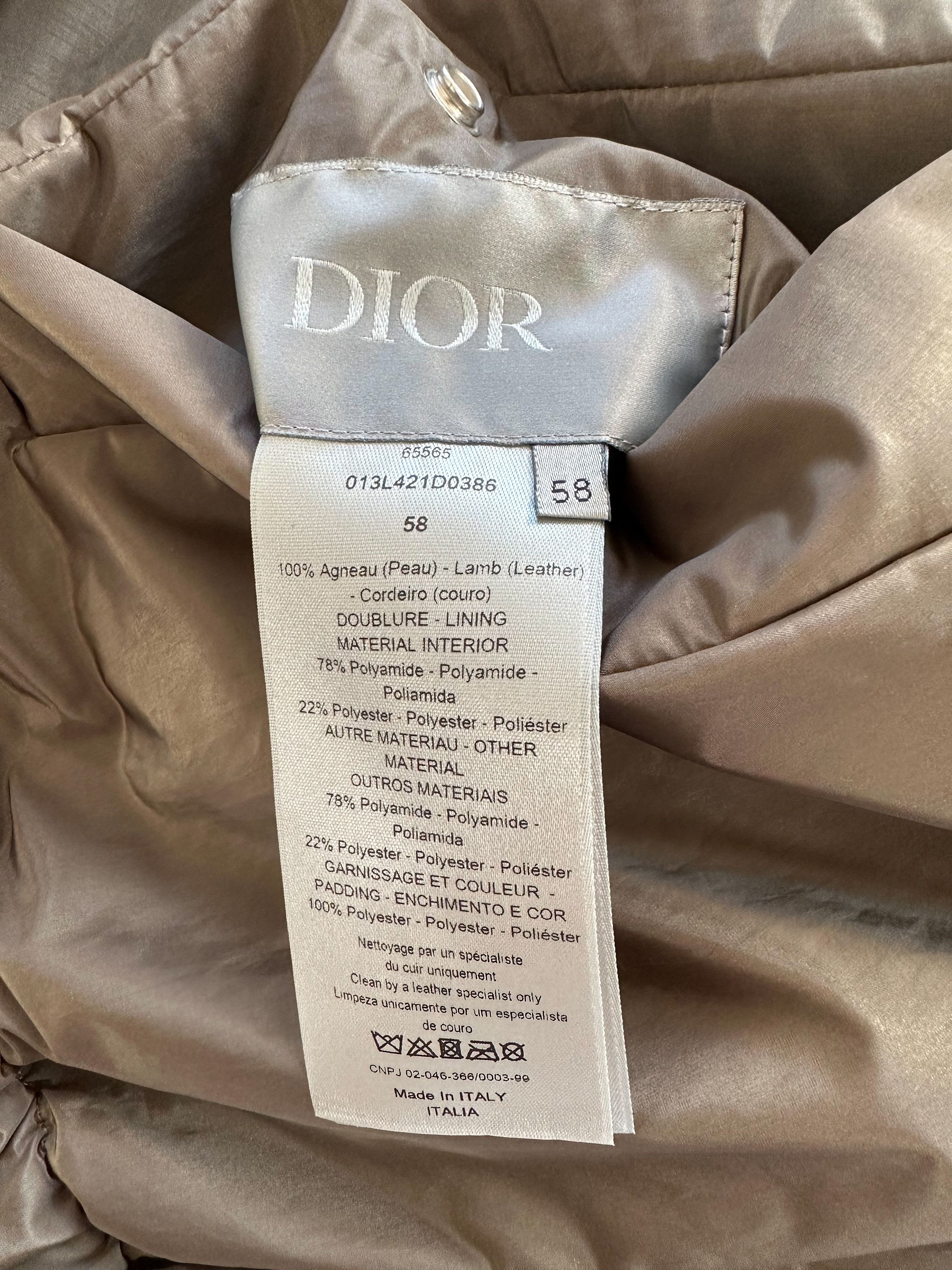Dior Dior Olive Oblique Reversible Leather Jacket Size US XXL / EU 58 / 5 - 6 Thumbnail