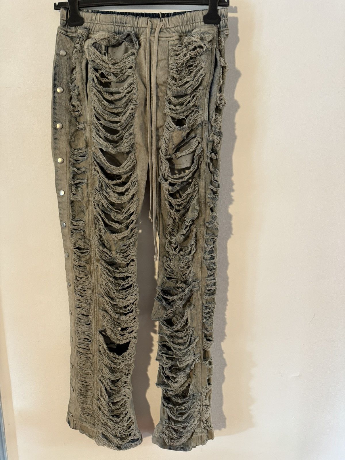 Rick Owens drkshdw slashed pusher pants