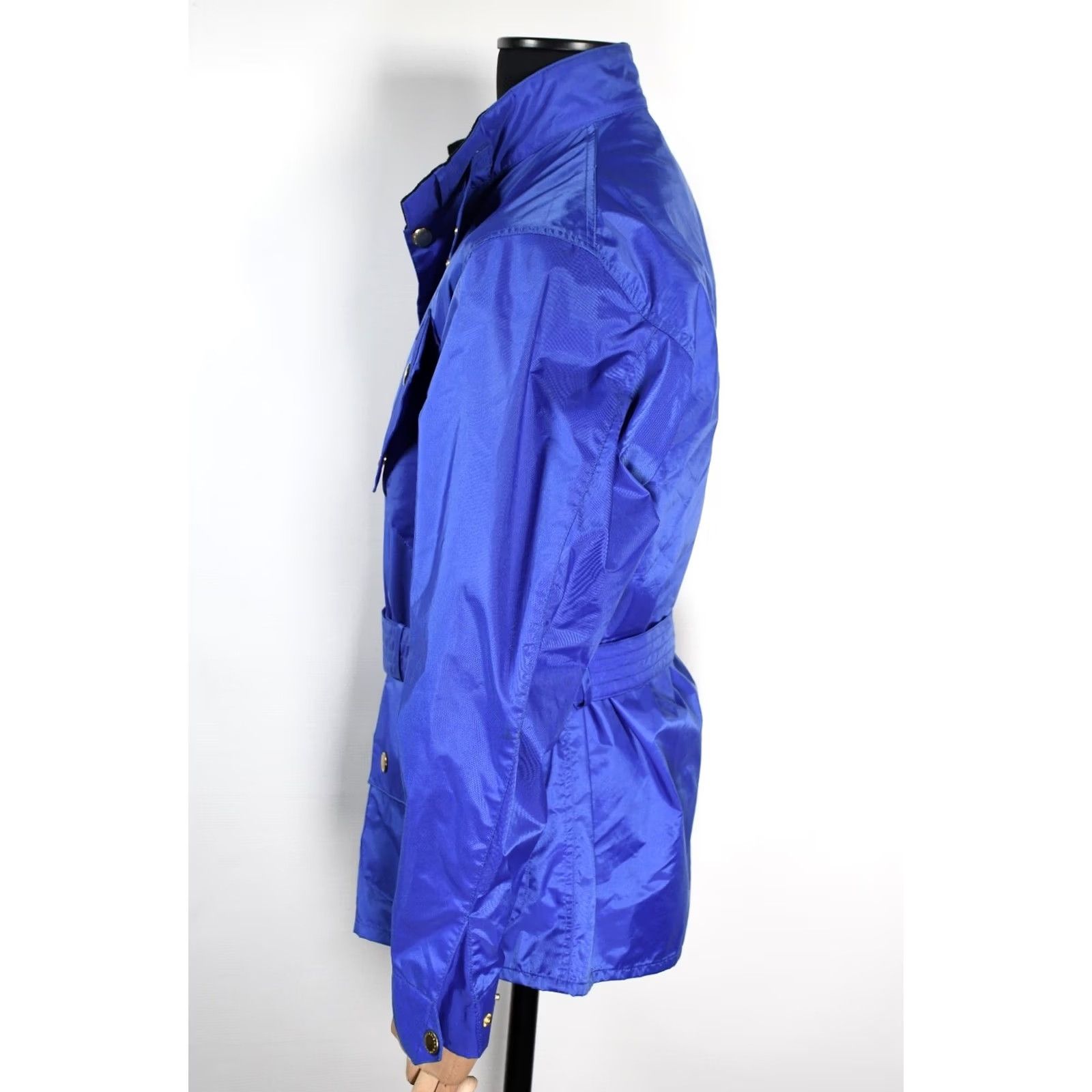 Barbour Barbour Nylon International Jacket Men L Belted Zip Navy Blue 100% Polyamide Solid Vintage: No Size US L / EU 52-54 / 3 - 6 Thumbnail