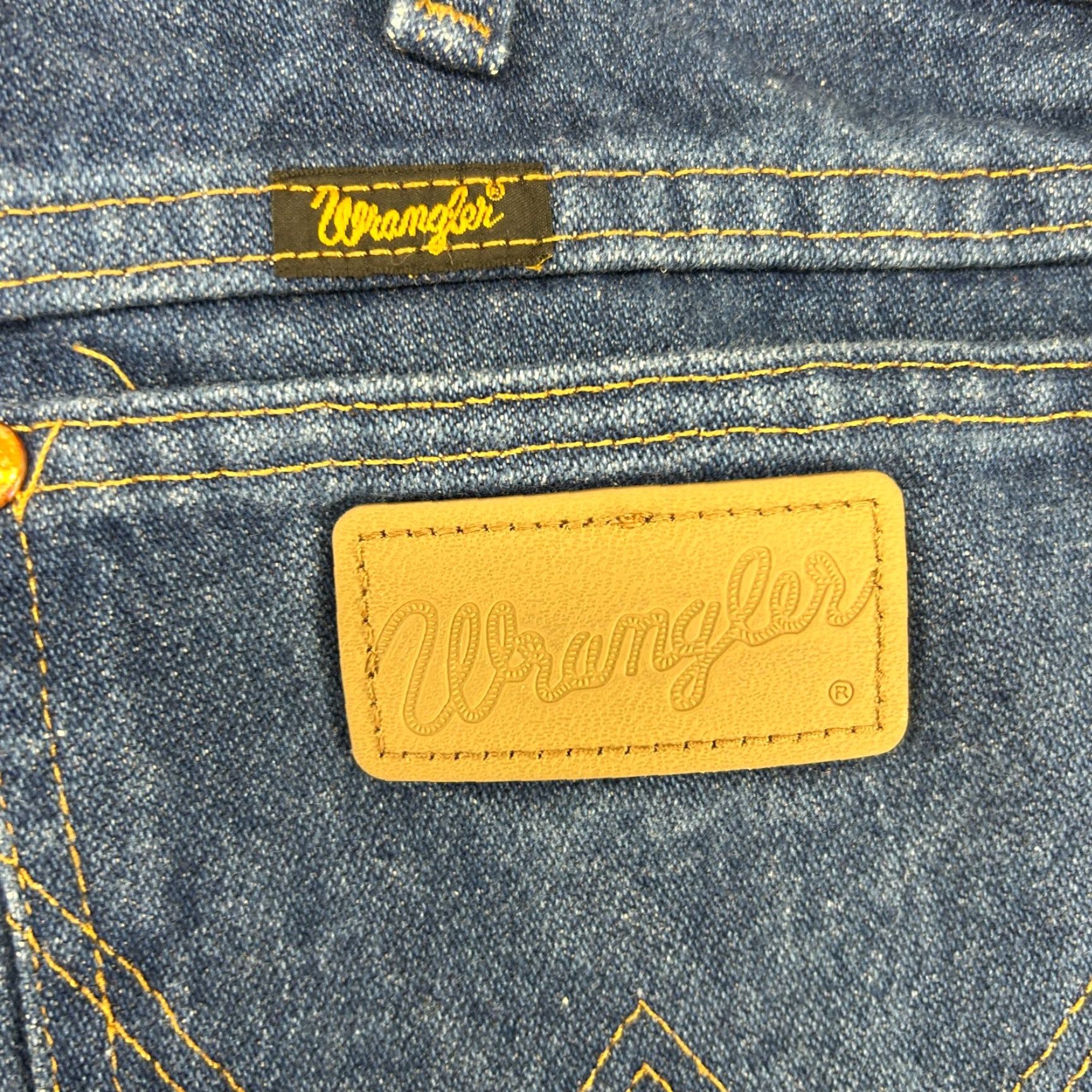 Wrangler Wrangler Jeans Mens 32x32 Cowboy 13MWZ Straight Leg Dark Wash Denim 90s Western Size US 32 / EU 48 - 7 Thumbnail