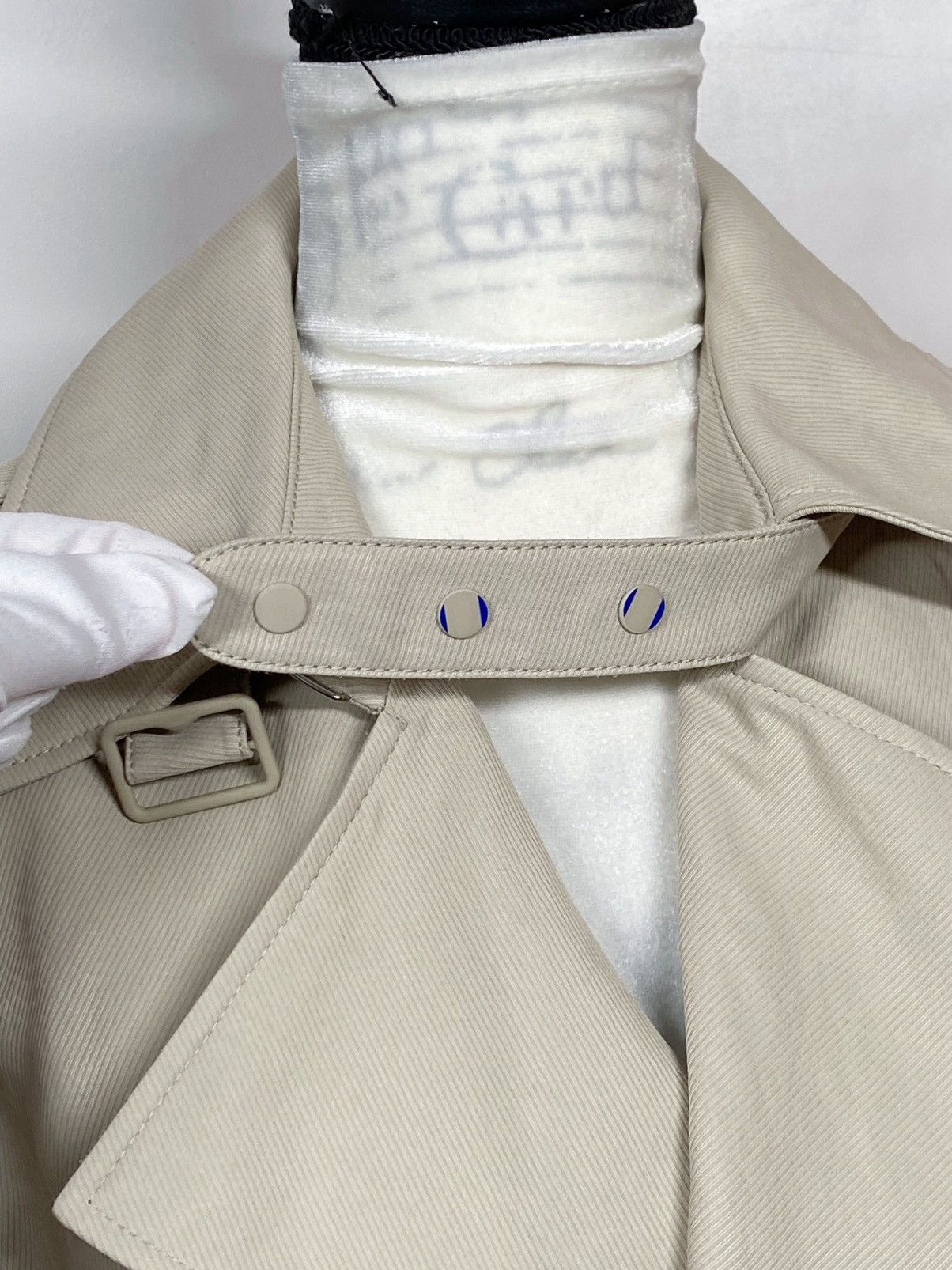 Burberry Burberry Double-Breasted Canvas Trench Jacket size 8 Size M / US 6-8 / IT 42-44 - 9 Thumbnail