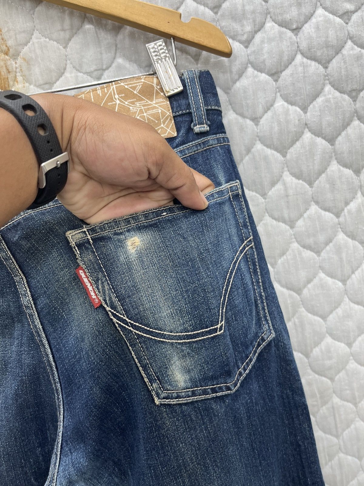 Japanese Brand × Vintage 🔥🔥🔥ARCHIVE QUENCH JAPAN BLUE INDIGO DENIM Size US 32 / EU 48 - 14 Thumbnail