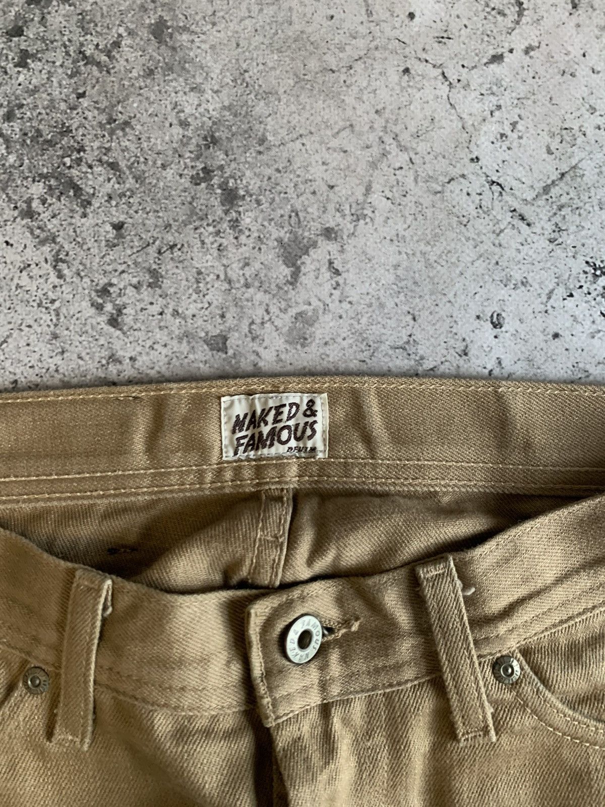 Naked & Famous Naked and Famous selvedge chino weird guy Size US 31 - 5 Thumbnail