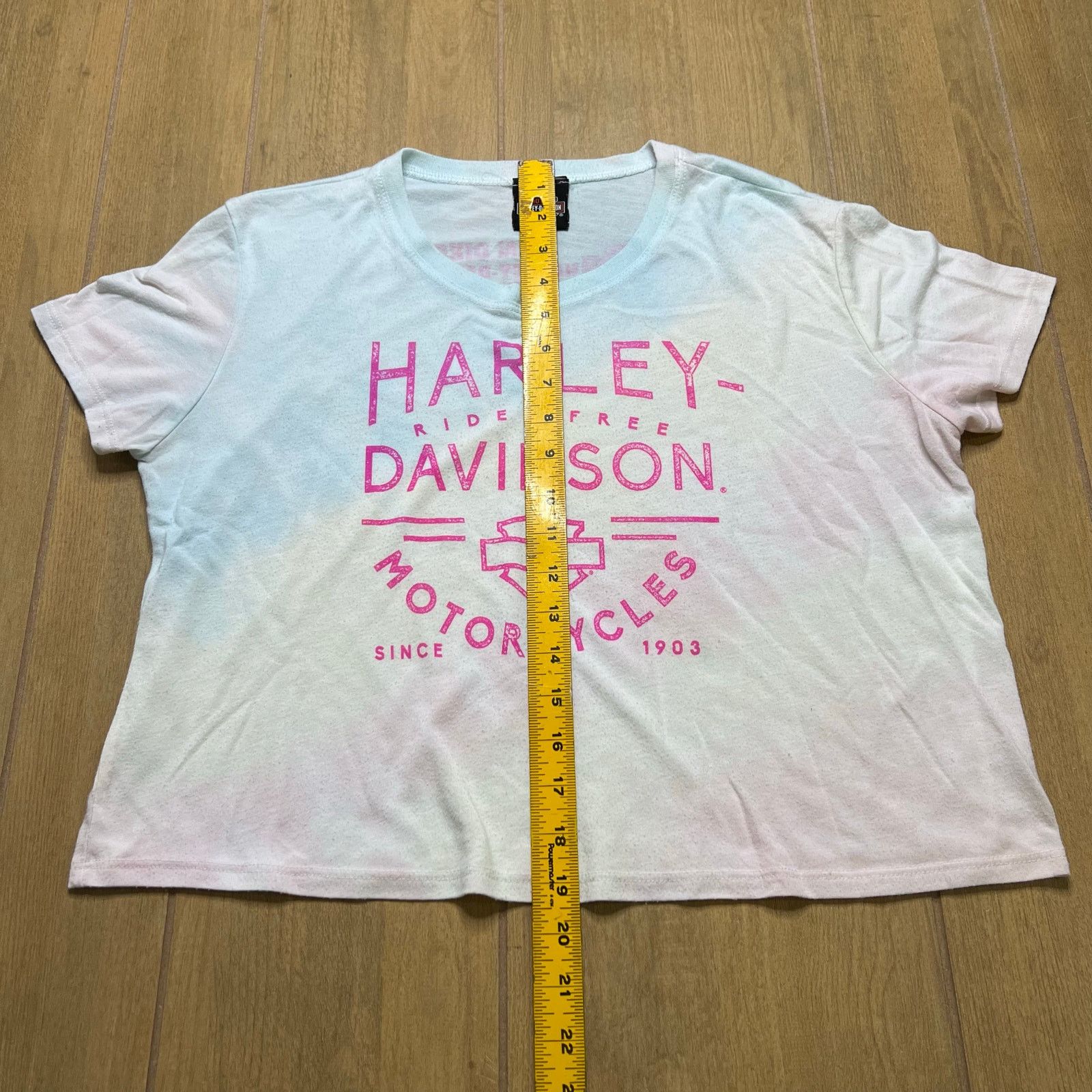 Harley Davidson Vintage White/Pink Harley Davidson San Diego T-Shirt Women L Size US L / EU 52-54 / 3 - 5 Thumbnail