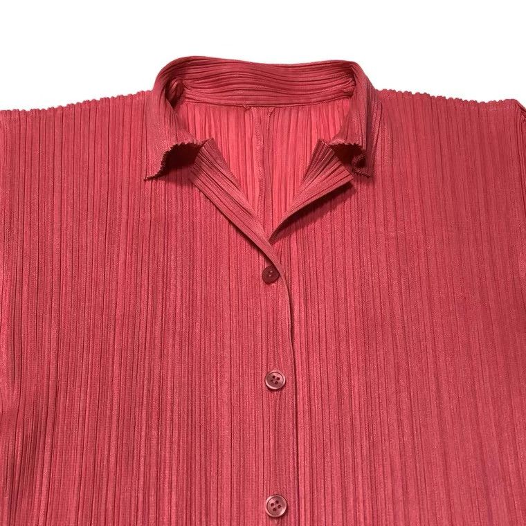 Issey Miyake issey miyake size:3 Pink pleated top Size XXS / US 00 / IT 34 - 4 Thumbnail
