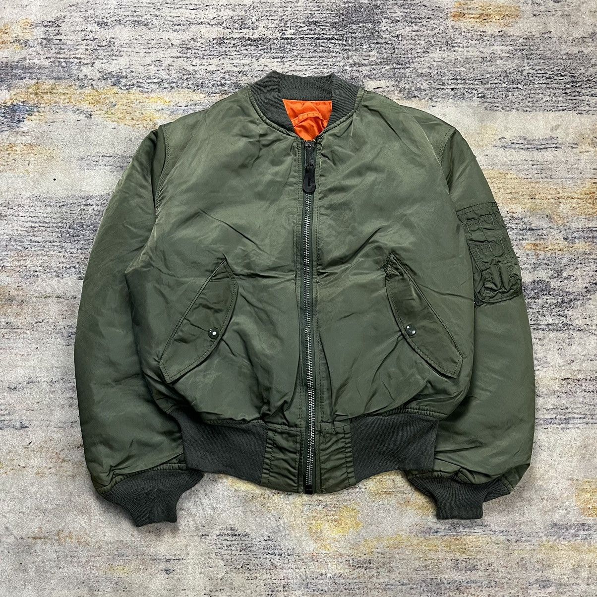 Alpha Industries Vintage Alpha Industries Ma-1 bomber jacket Size US S / EU 44-46 / 1 - 1 Thumbnail
