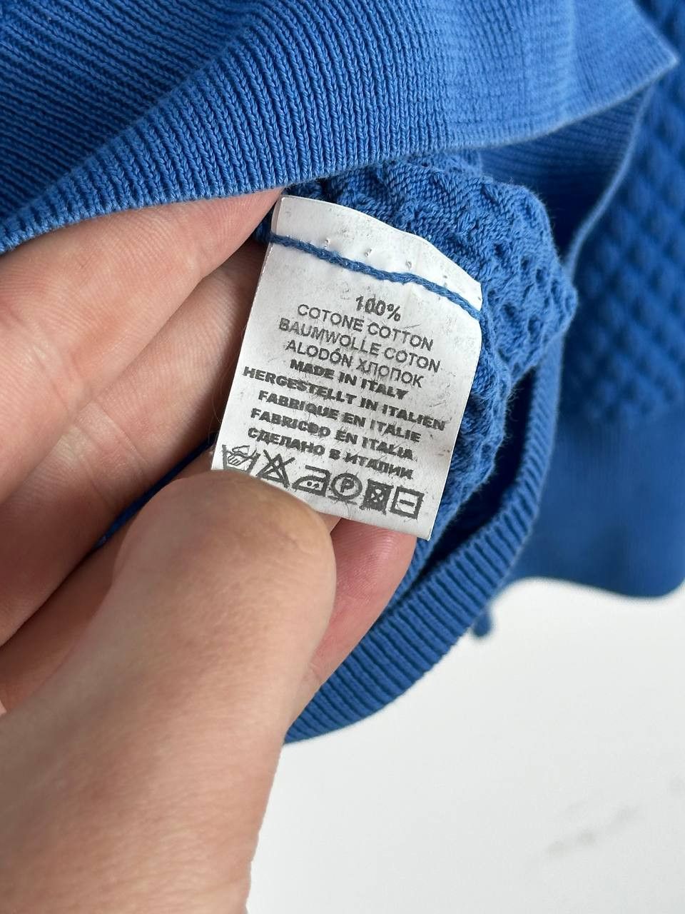 Gran Sasso Gran Sasso Knit Cotton Pullover Sweater Size L Size US L / EU 52-54 / 3 - 6 Thumbnail