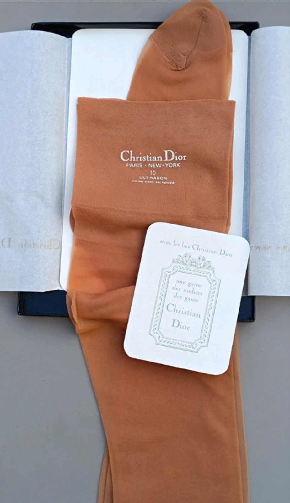 Dior Dior Orange Stockings – Miss Dior Style – Size 10 (EU 40-41) Size ONE SIZE - 1 Thumbnail