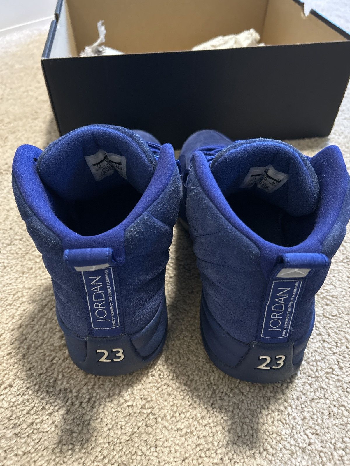 Jordan Brand Jordan 12 royal blue Size US 11 / EU 44 - 2 Thumbnail