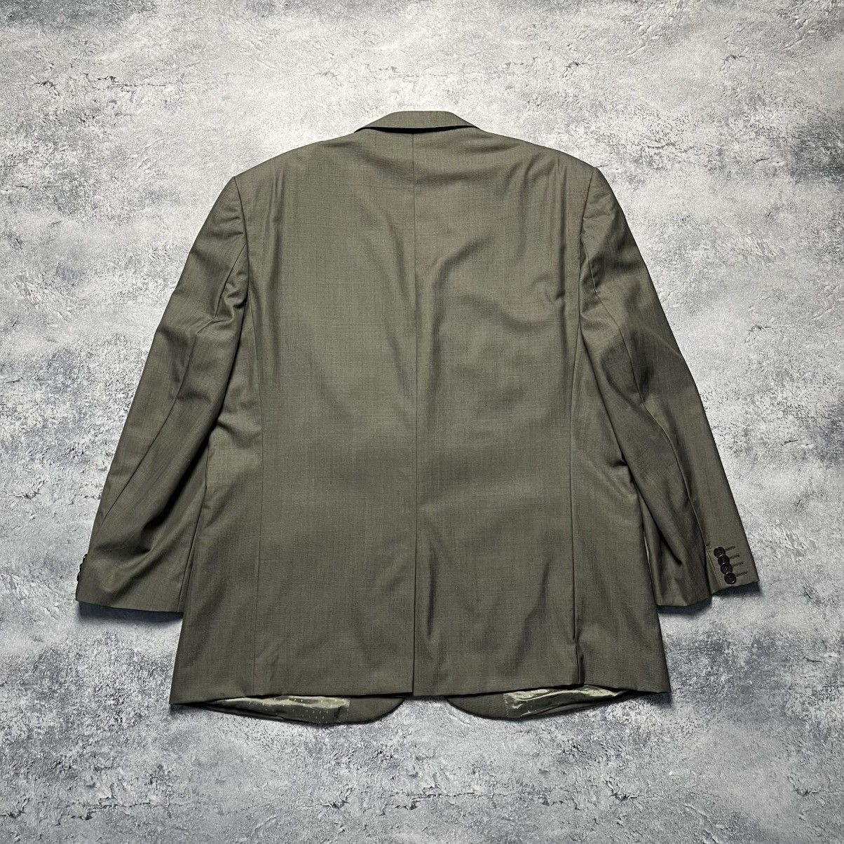 Balmain × Pierre Balmain × Vintage Vintage Balmain Homme Grey Wool Blazer Jacket Designer Size 46R - 11 Thumbnail