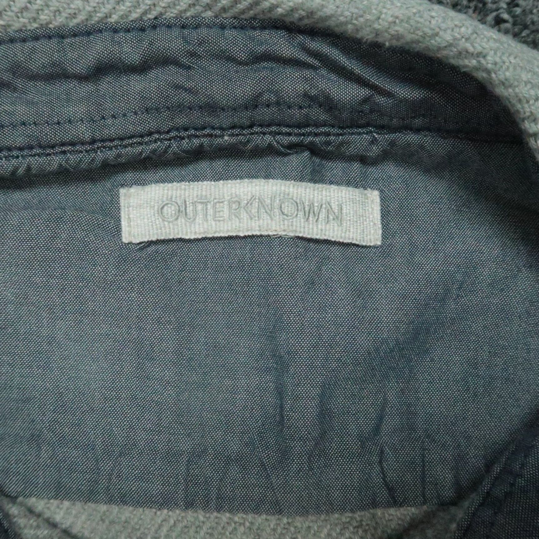 Outerknown VINTAGE Outerknown Shirt Mens Large Gray Blanket Flannel Long Sleeve Button Up Size US L / EU 52-54 / 3 - 3 Thumbnail