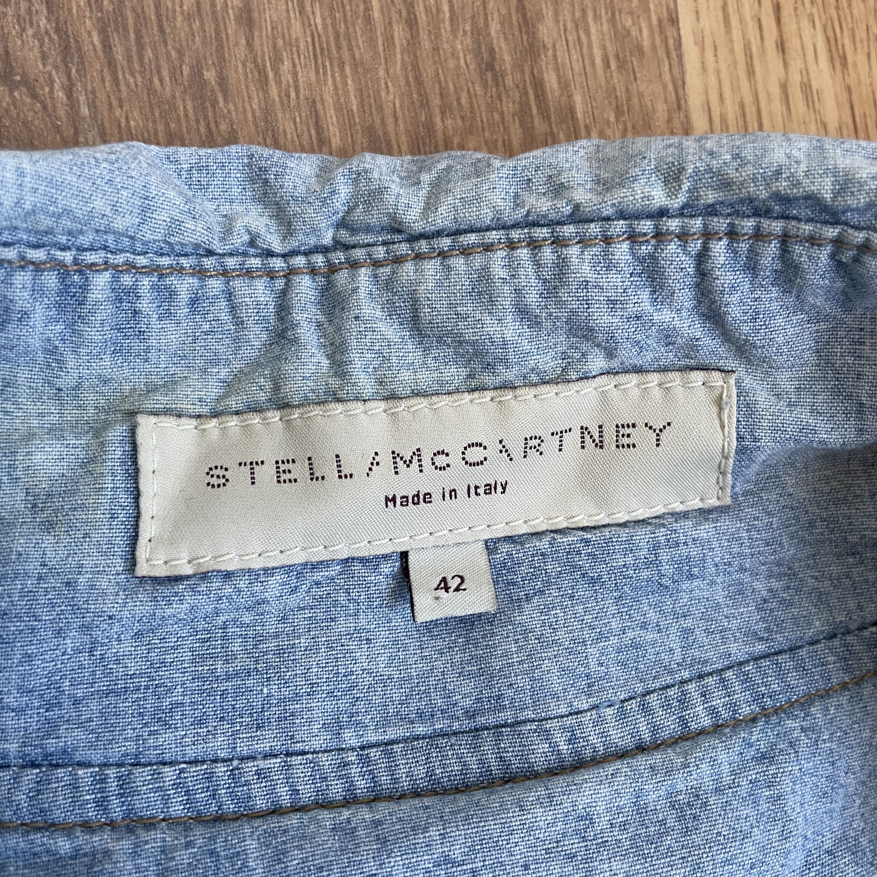 Stella McCartney Stella McCartney 2004 Womens Denim Trench Coat Size IT 42 Size M / US 6-8 / IT 42-44 - 13 Thumbnail