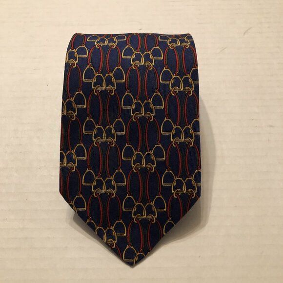 Brooks Brothers brooks brothers men's new navy silk tie 3 5/8" X 59 1/2" Size ONE SIZE - 1 Thumbnail