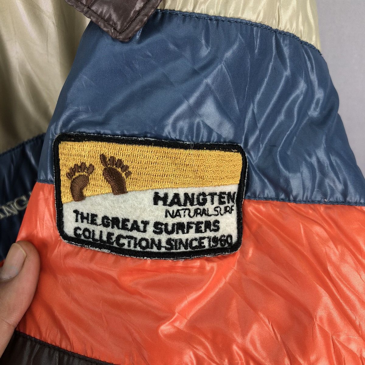 Hang Ten Vintage 2000s Hang Ten Surf Faux Fur Puffer Jacket Size US M / EU 48-50 / 2 - 11 Thumbnail