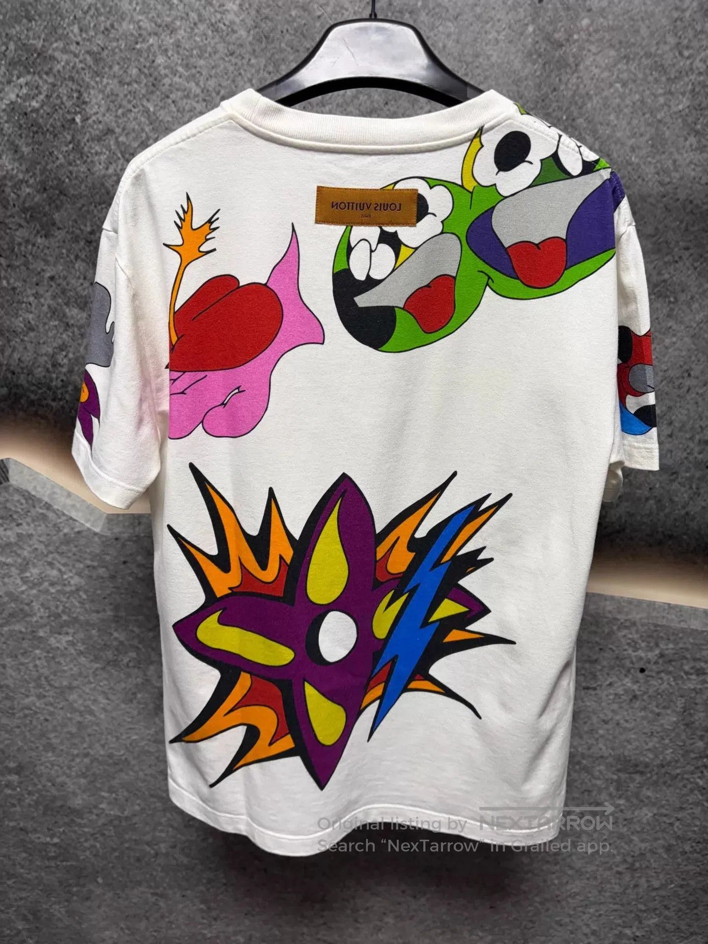 Louis Vuitton White Short Sleeve Graphic Print T. Size US L / EU 52-54 / 3 - 2 Thumbnail