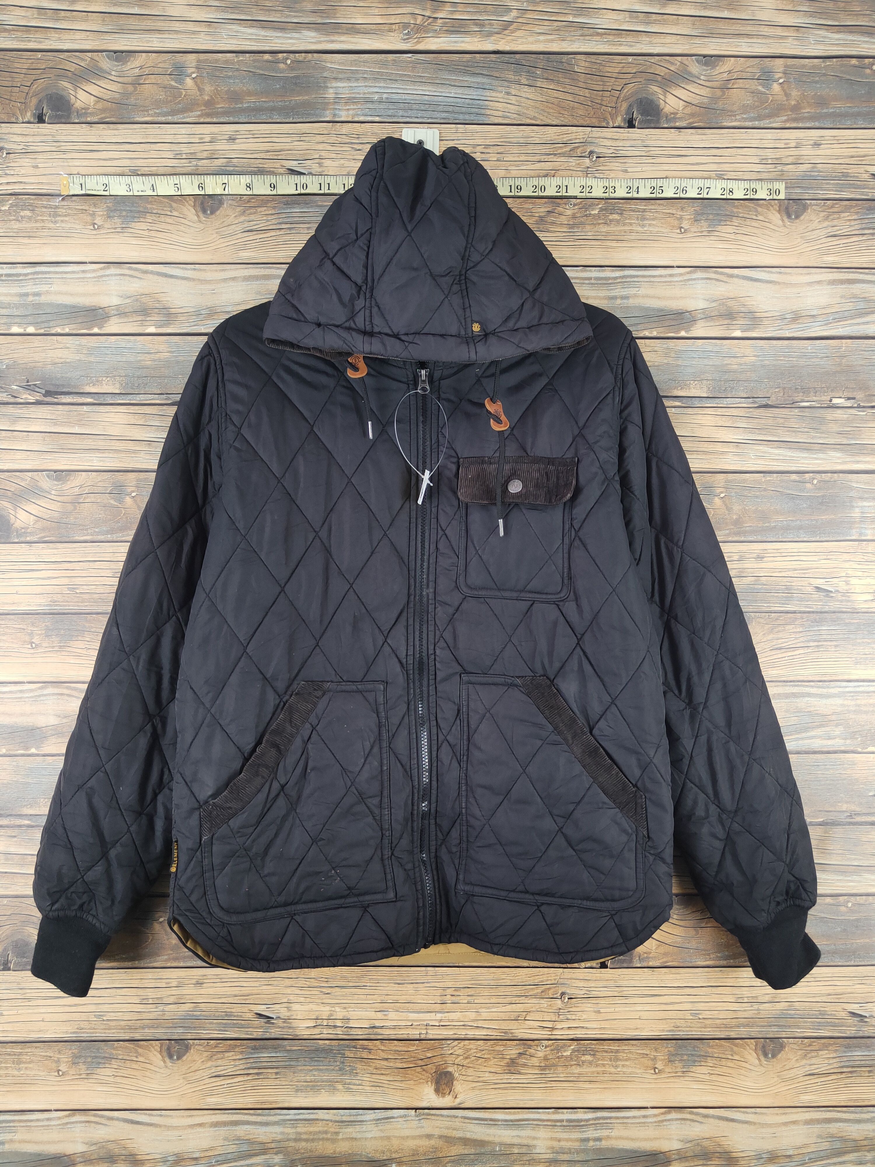 Element Black Hoodie Sweaters puffer jacket #W2258