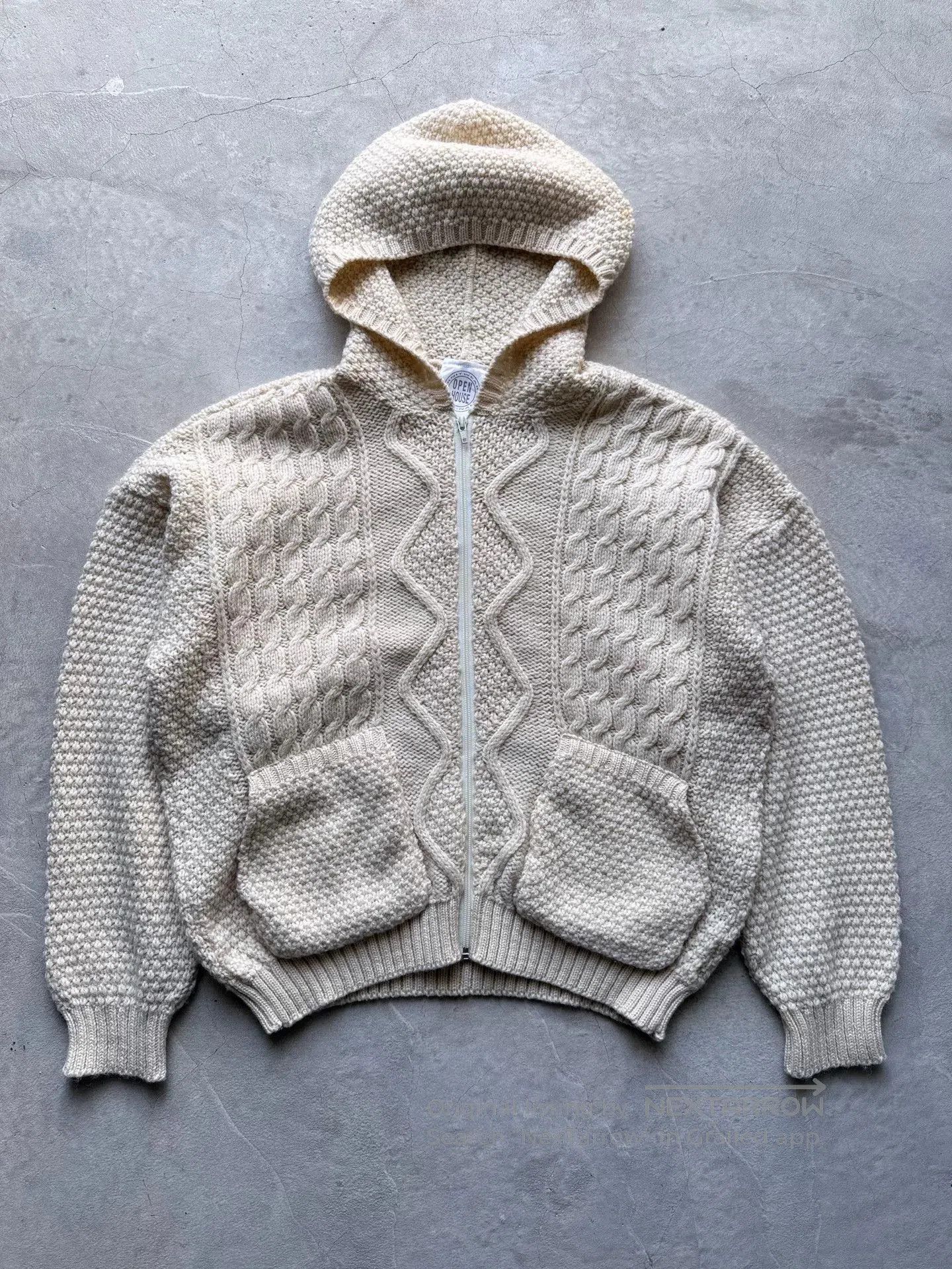Vintage Vintage 90s Open House Zipup Sweater. Size US M / EU 48-50 / 2 - 1 Thumbnail