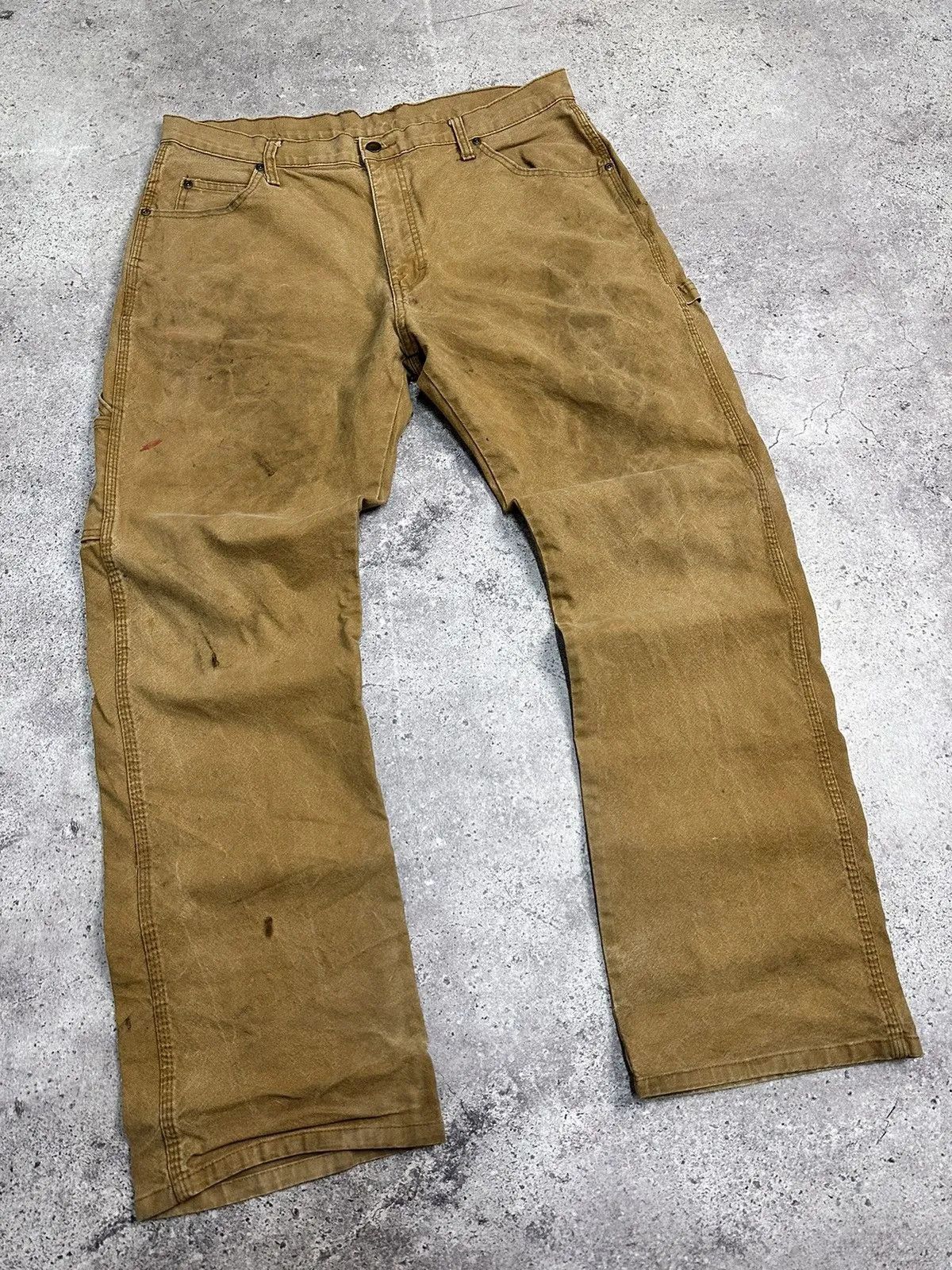 Dickies 👉 Vintage Cargo Pants Baggy Dickies Carhartt Y2K Style Size US 34 / EU 50 - 4 Thumbnail