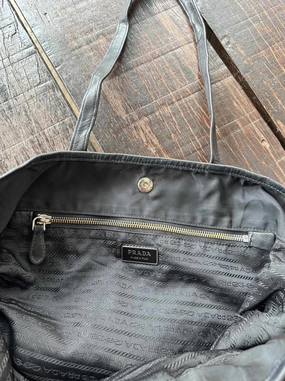 Prada Prada Tote Bag Nice Design Size ONE SIZE - 10 Thumbnail