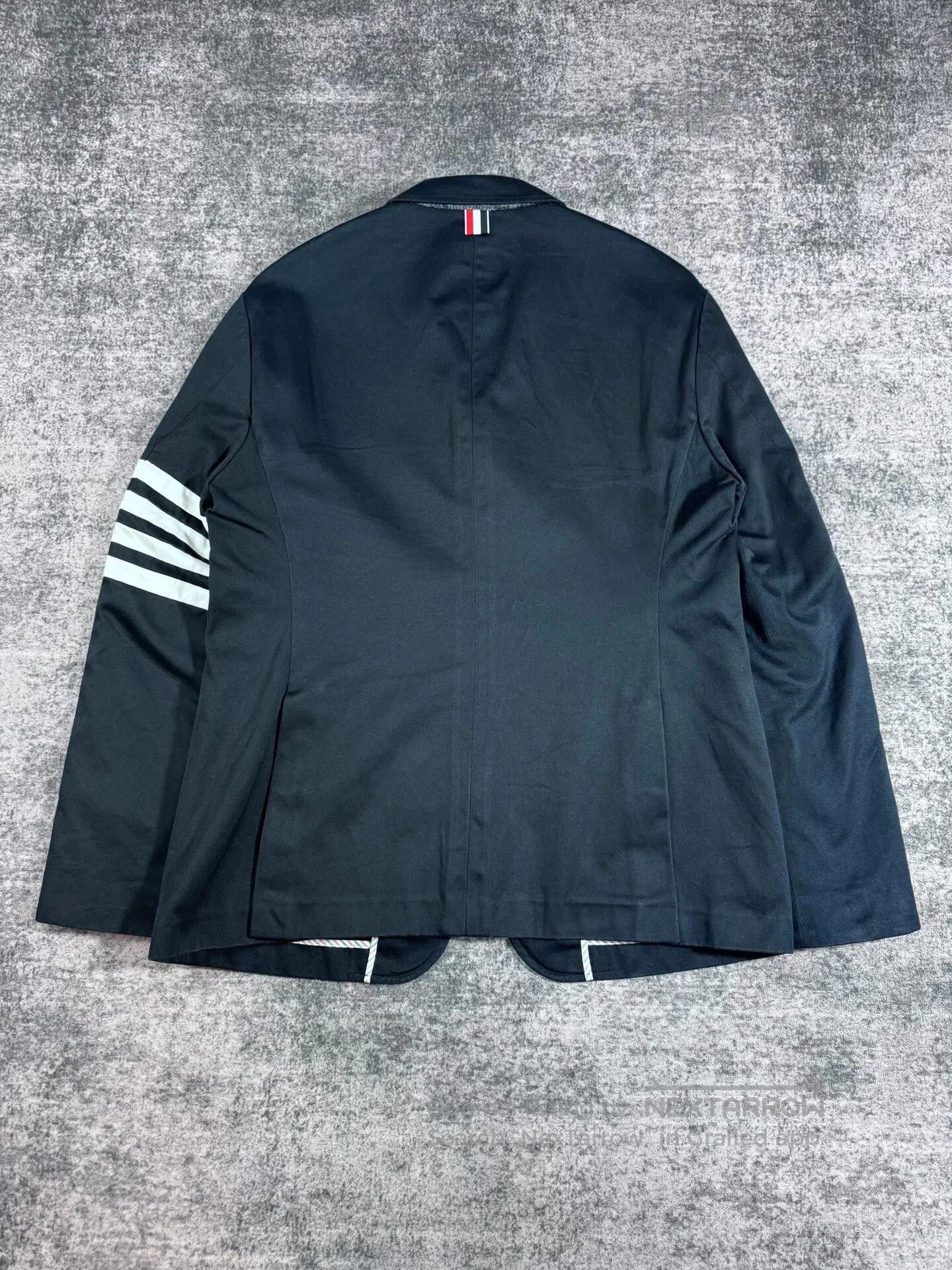 Thom Browne Thom Browne Navy Blazer with Stripe Detail. Size US M / EU 48-50 / 2 - 2 Thumbnail
