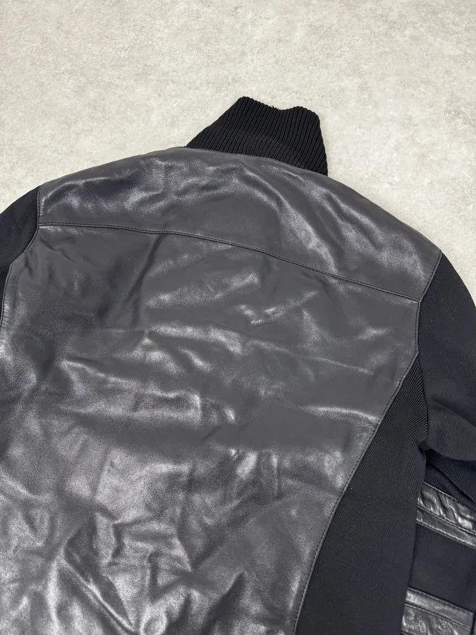 Prada 2000s Prada Hybrid Premium Biker Leather Jacket Size US M / EU 48-50 / 2 - 7 Thumbnail
