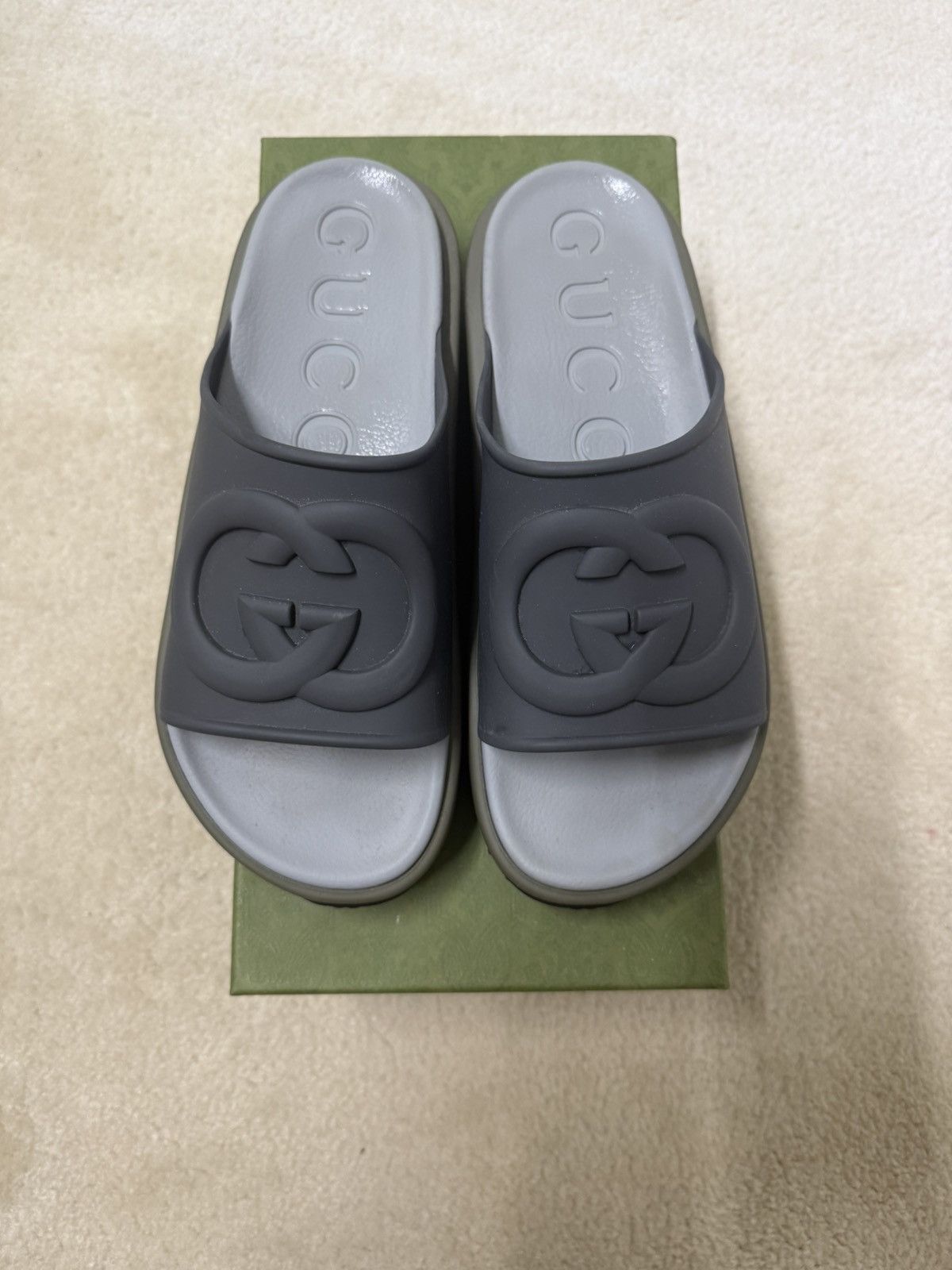 Gucci GUCCI INTERLOCKING G SANDAL’S Size US 12 / EU 45 - 1 Thumbnail
